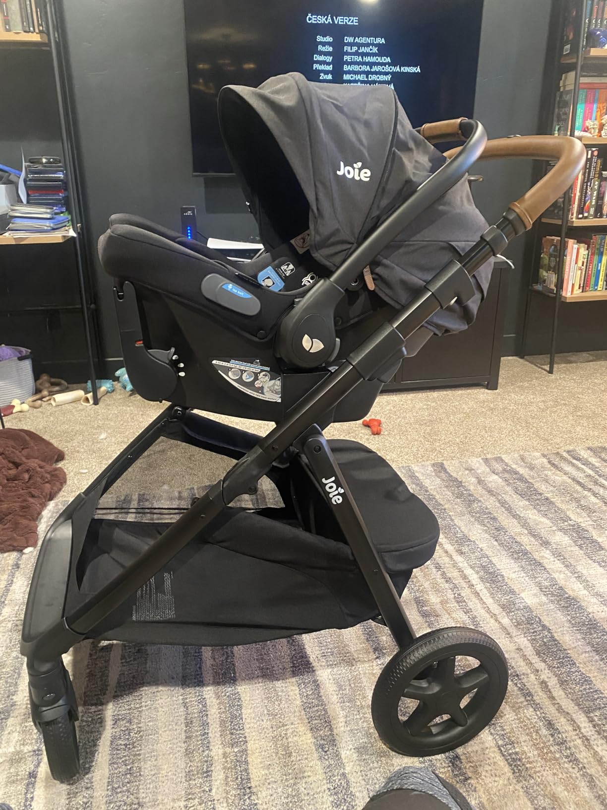 Joie Baby Ginger 4-in-1 Stroller & Mint Latch Car Seat Travel System | Lightweight Baby Car Seat with an Included Anti-Rebound Base for Easy Install and Height-Adjustable Stroller customer photo 1