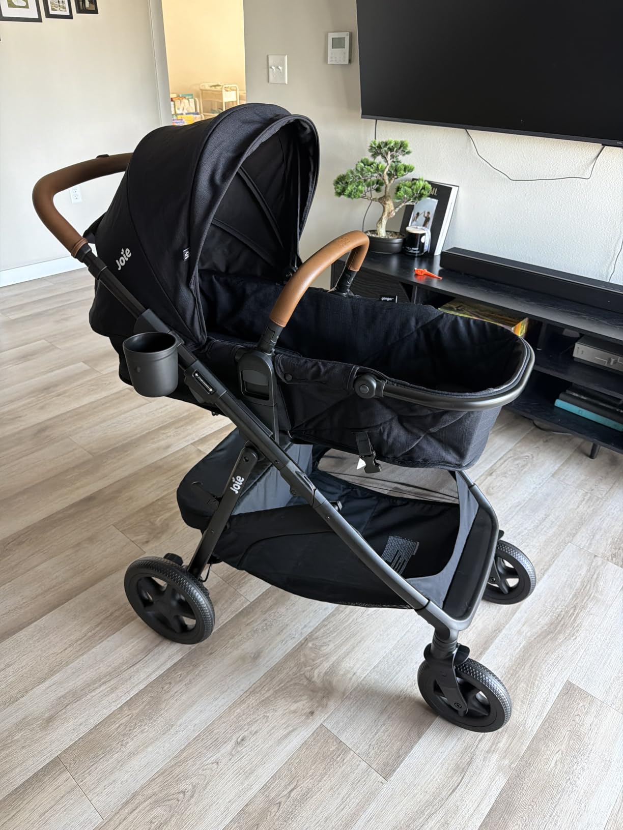 Joie Baby Ginger 4-in-1 Stroller & Mint Latch Car Seat Travel System | Lightweight Baby Car Seat with an Included Anti-Rebound Base for Easy Install and Height-Adjustable Stroller customer photo 2