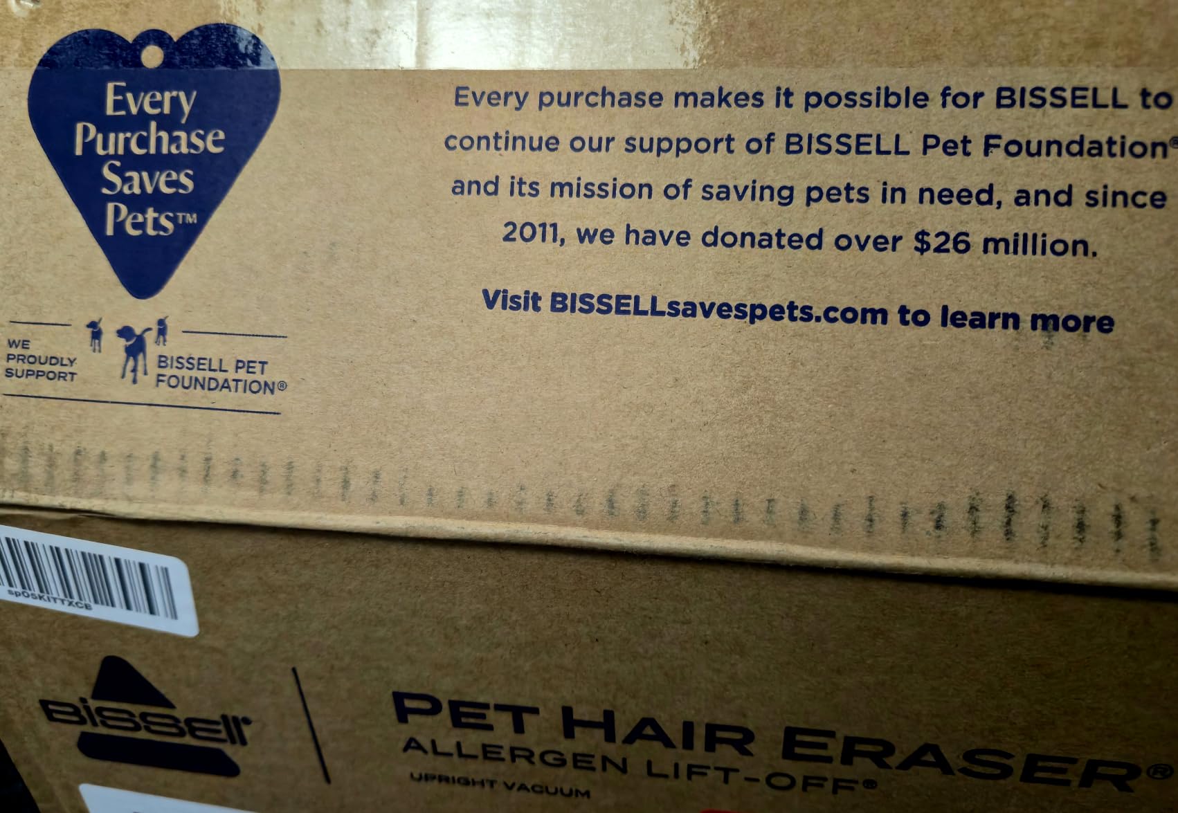 Bissell Pet Hair Eraser Allergen Lift-Off, HEPA, 39883 | Lift-off detachable canister; tangle-free brush roll; allergen-trapping HEPA; powerful pet hair pickup customer photo 2