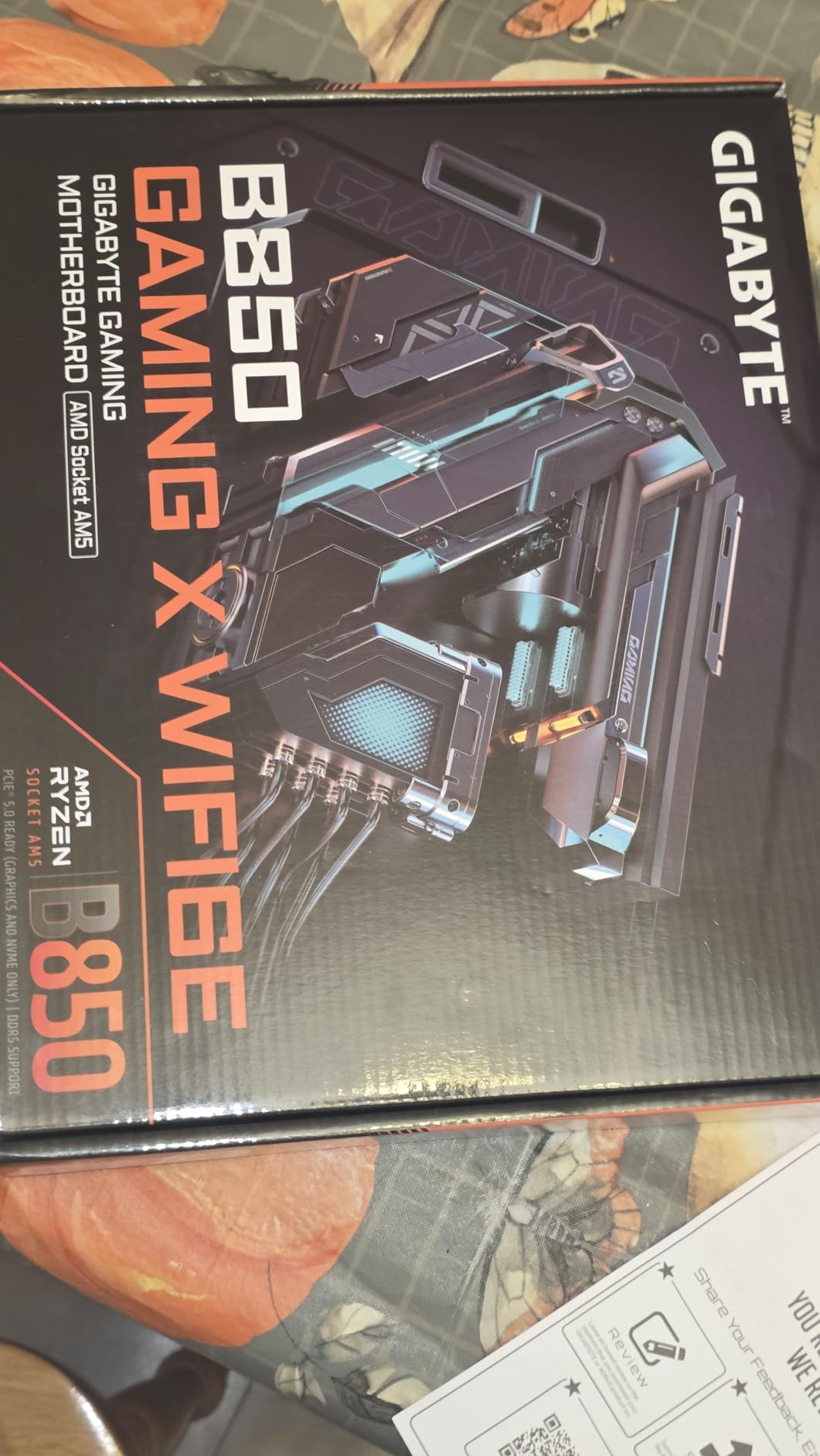 GIGABYTE B850 Gaming X WIFI6E AMD AM5 ATX Motherboard customer photo 1