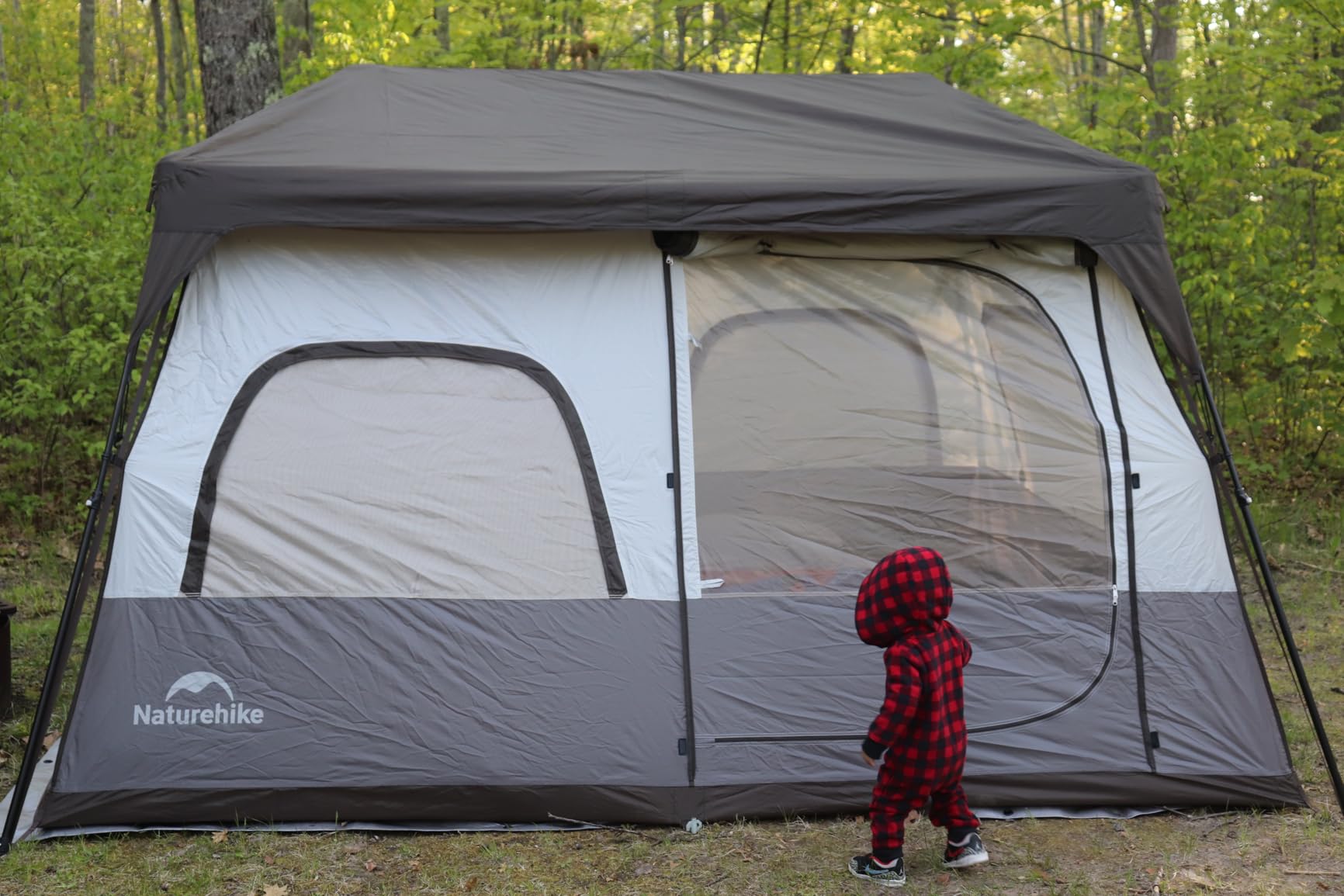 Naturehike Cape 4/6/8 Person Camping Tent, 60S Easy Setup Instant Tent Pop up Tent, Waterproof Large Tall 6/8 Person Tents for Camping, Car Camping customer photo 1