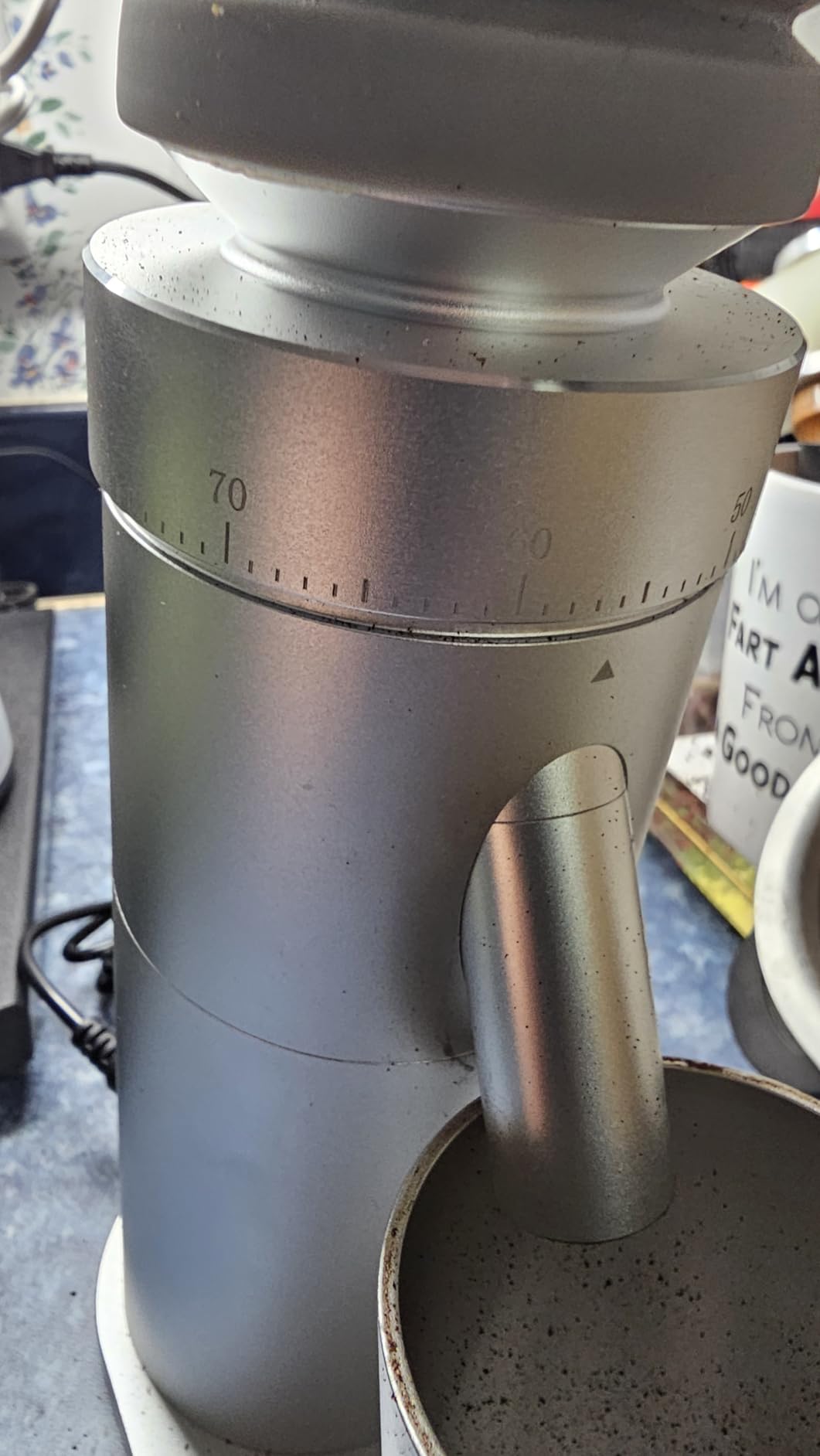Coffee Grinder, Viesimple Gen 4, Single Dose Burr Coffee Grinders with Magnetic Dosing Cup, Electric Coffee Bean Grinder with Anti-Static Design, Espresso Grinder Compact & Quiet for Home Use Black customer photo 1