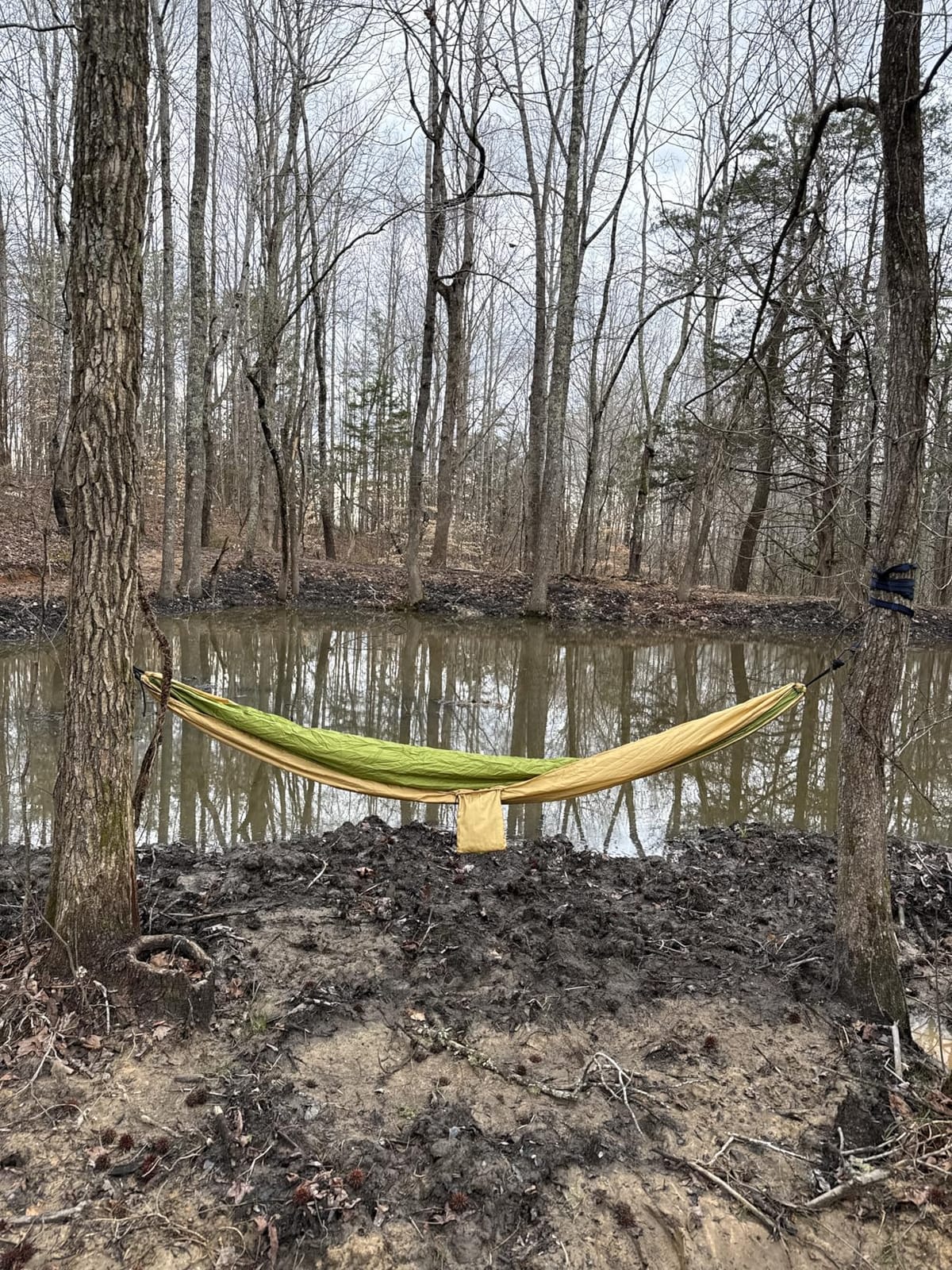 Camping Hammock Lightweight, Portable Hammocks Parachute Hammock with Two Tree Straps, Single or Double Travel Swing Nylon Camp Hammocks, Outdoor Essentials for Beach Backpacking Hiking, Blue customer photo 2