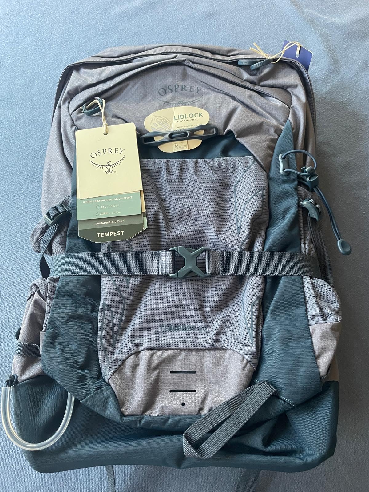 Osprey Tempest 22L Women's Lightweight Hiking Backpack - Small Daypack for Travel & Camping, Frosty Mint Green/Botanica customer photo 1