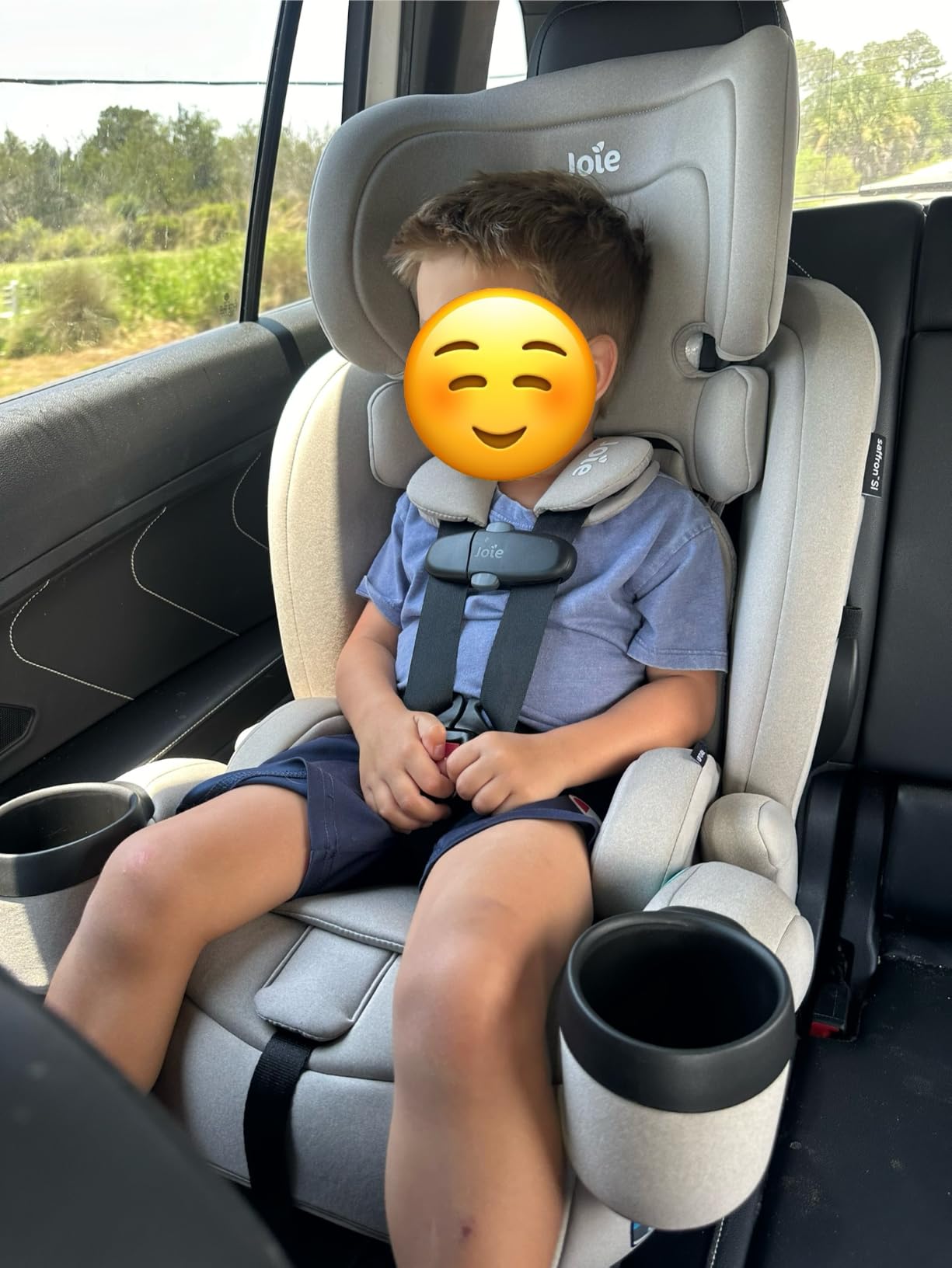 Joie Baby Saffron SI 4-in-1 Convertible Car Seat to High-Back & Booster | Convertible to Rear & Forward-Facing, High-Back & Booster, LockTight Install, Side Impact Protection, No-Rethread Harness customer photo 2