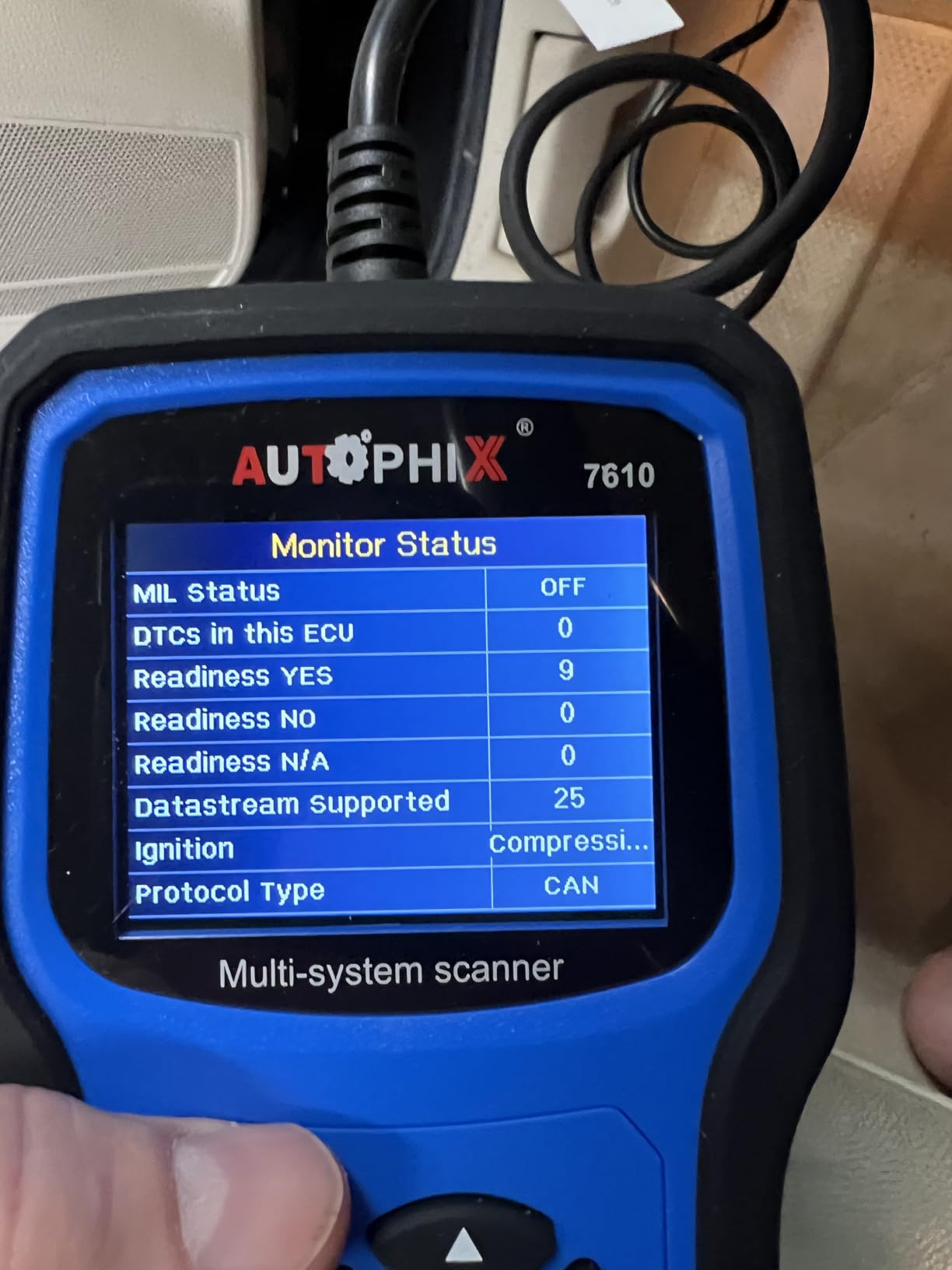 AUTOPHIX 7610 Full System OBD2 Scanner for VW & VAG Vehicles | Supports Battery Registration EPB Oil Reset, Reads and Clears Codes, Views Live Data, Compatible with VW, Audi, Skoda Seat customer photo 1