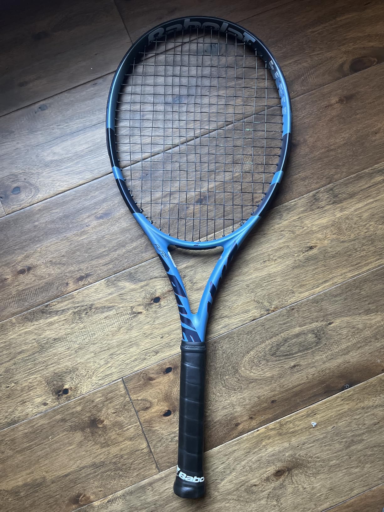 Babolat Pure Drive 11th Gen Tennis Racquet Strung with 16g Syn Gut at Mid-Range Tension customer photo 1