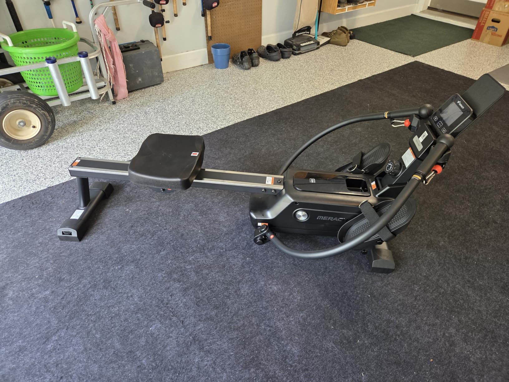MERACH Sculls Rowing Machines for Home, Magnetic Rowing Machine with 16-Level, Simulate Real Row, Ultra-Quiet Rower, MERACH App and 1000+ Champion Coaching Course & Games customer photo 1