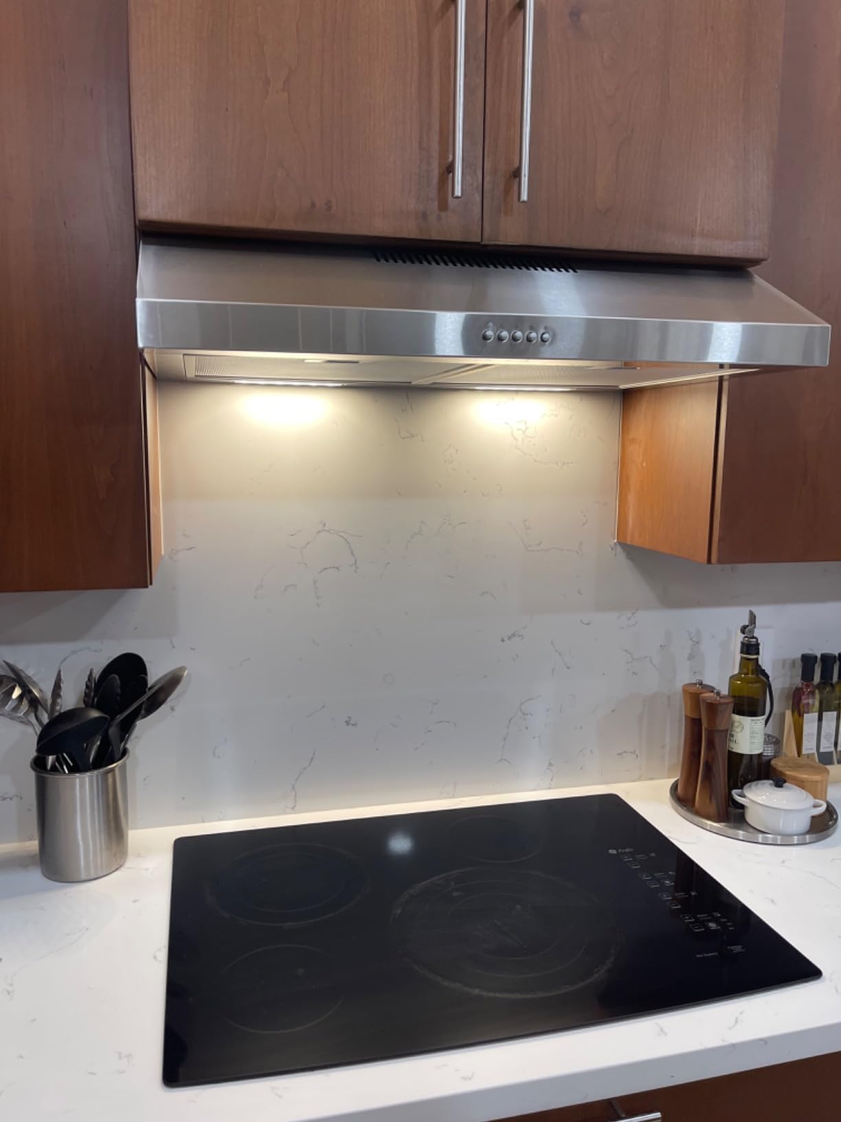 1200CFM Under Cabinet Range Hood 30 Inch, Stainless Steel Smart Hoods, 50 db ultra-quiet, easy to clean, ducted installation, Delayed shutdown function customer photo 2