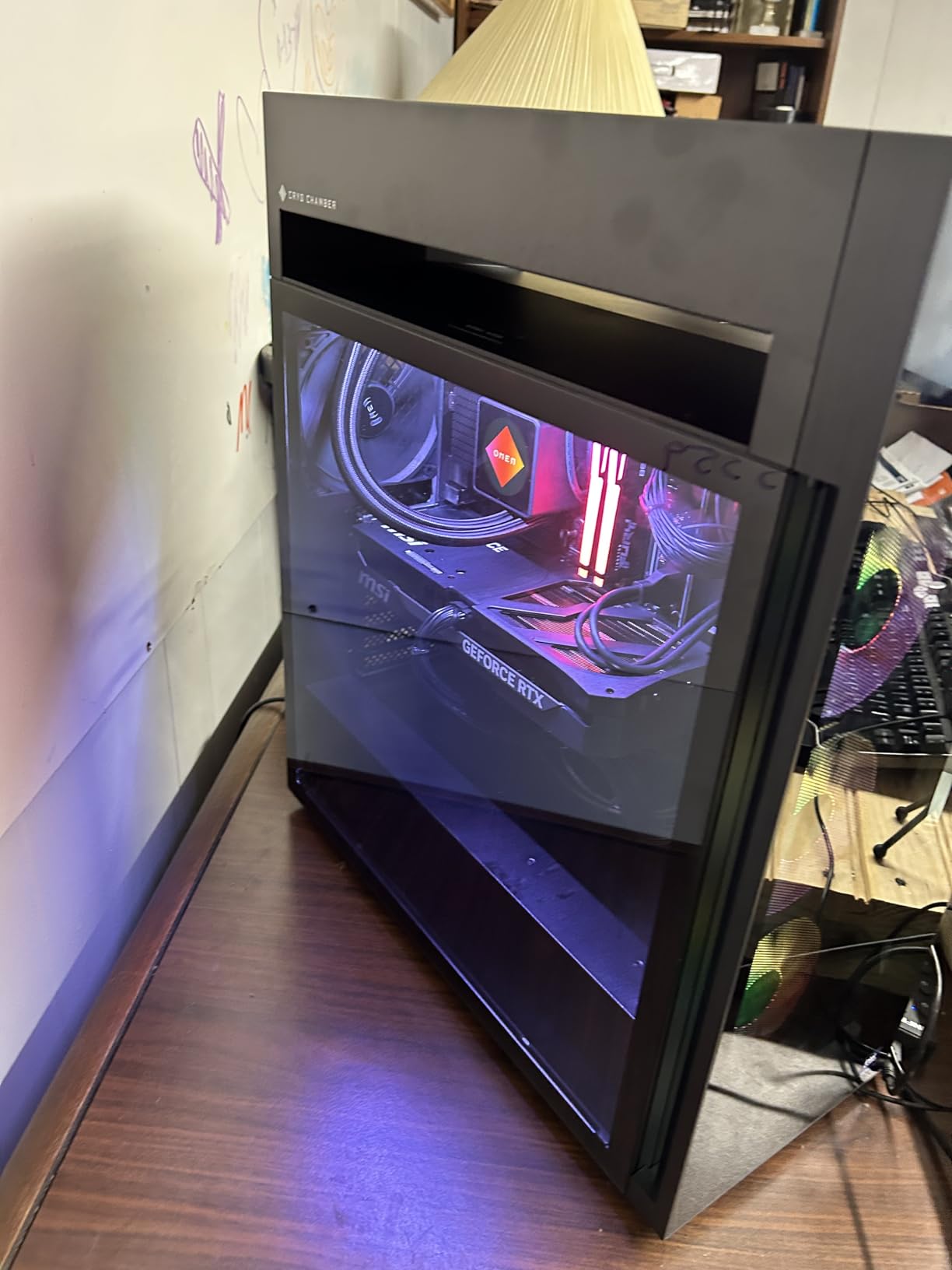 OMEN 45L Gaming Desktop, Intel Core Ultra 7 265K, 32 GB RAM, 1 TB SSD, NVIDIA GeForce RTX 5070 Ti, Windows 11 Pro, Microsoft Copilot, Tempered Glass, GT22-3060 (2025) customer photo 2
