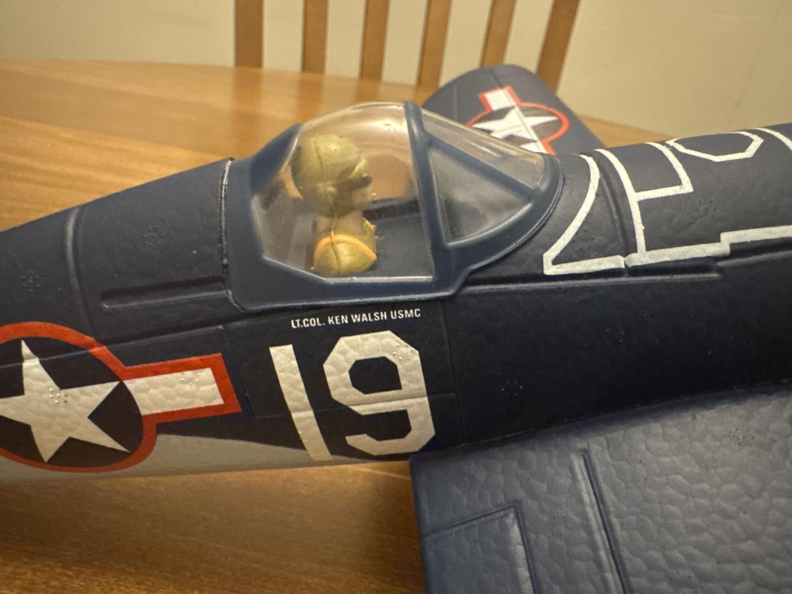 LEAMBE Brushless 4 Channel RC Plane F4U Corsair 500mm Remote Control Airplane Fighter RTF with 6-Axis Gyro, 3 Modes & Aerobatics for Beginners & Adults customer photo 2