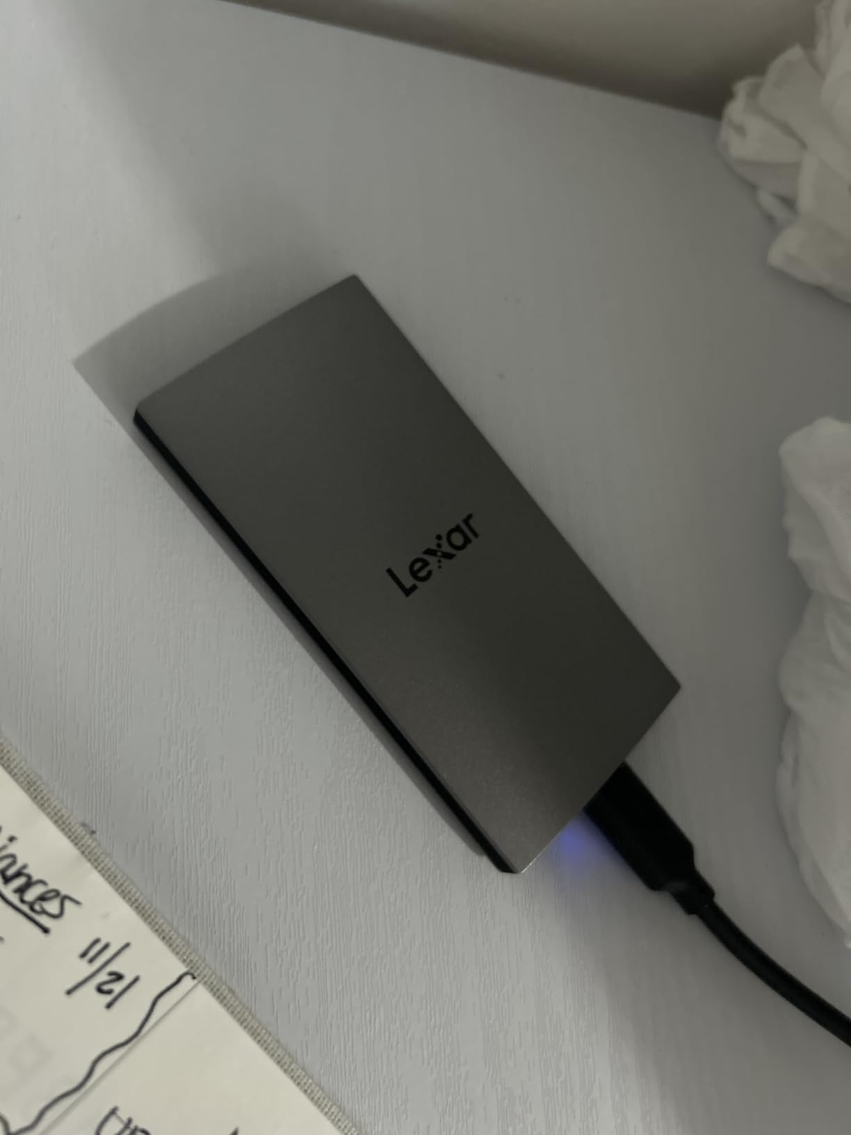 Lexar ES3 1TB Portable SSD Silver, USB 3.2 Gen 2 up to 1050MB/s | External SSD compatible with iPhone 17 Series/Mac/PS5/XBOX/Laptop/PC customer photo 2