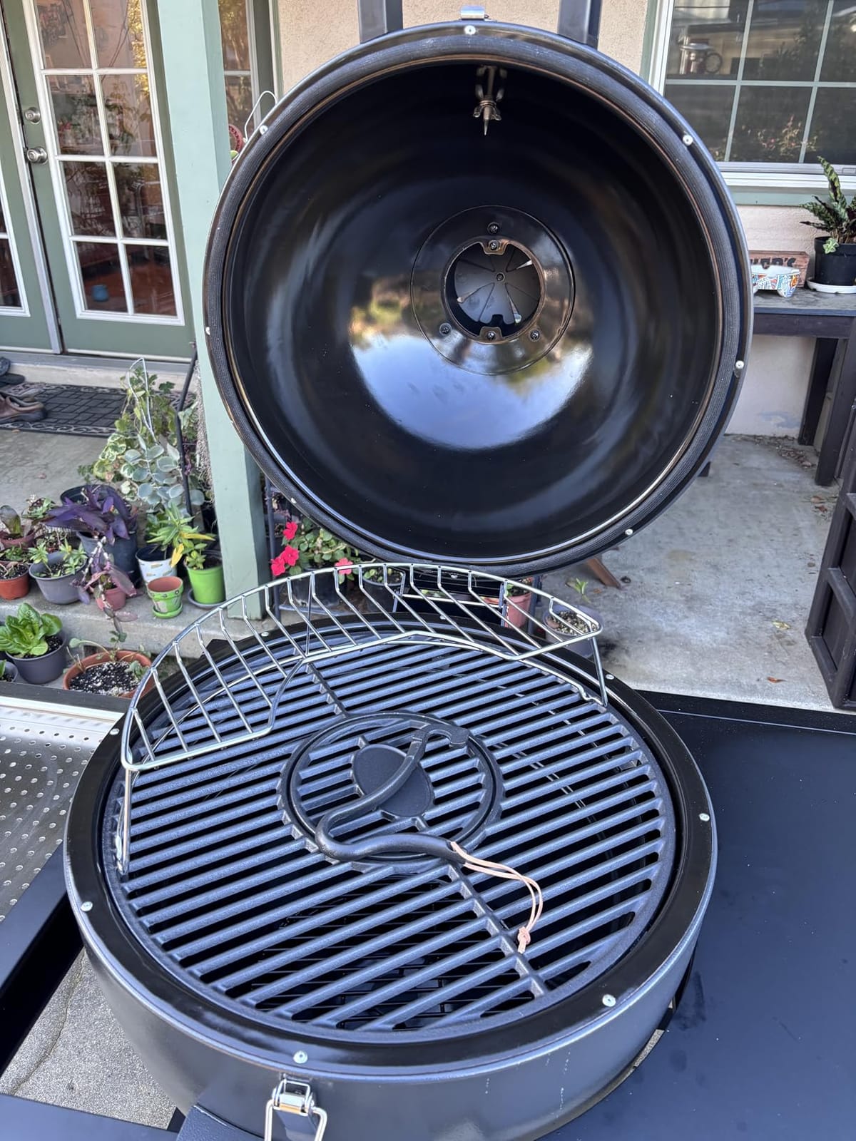 Brand-Man Steel Kamado Charcoal Grill & Smoker | 22