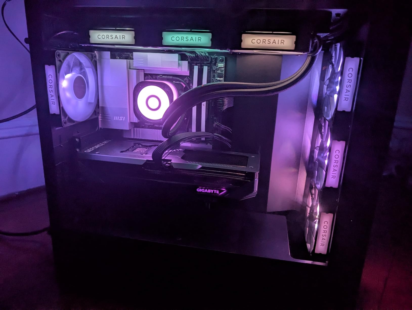 ORIGIN PC Neuron Gaming PC - Liquid Cooled Intel Core Ultra 7 265K CPU - NVIDIA GeForce RTX 5070 GPU - 32GB Corsair Vengeance RGB DDR5 Memory - 2TB M.2 SSD - Black customer photo 1