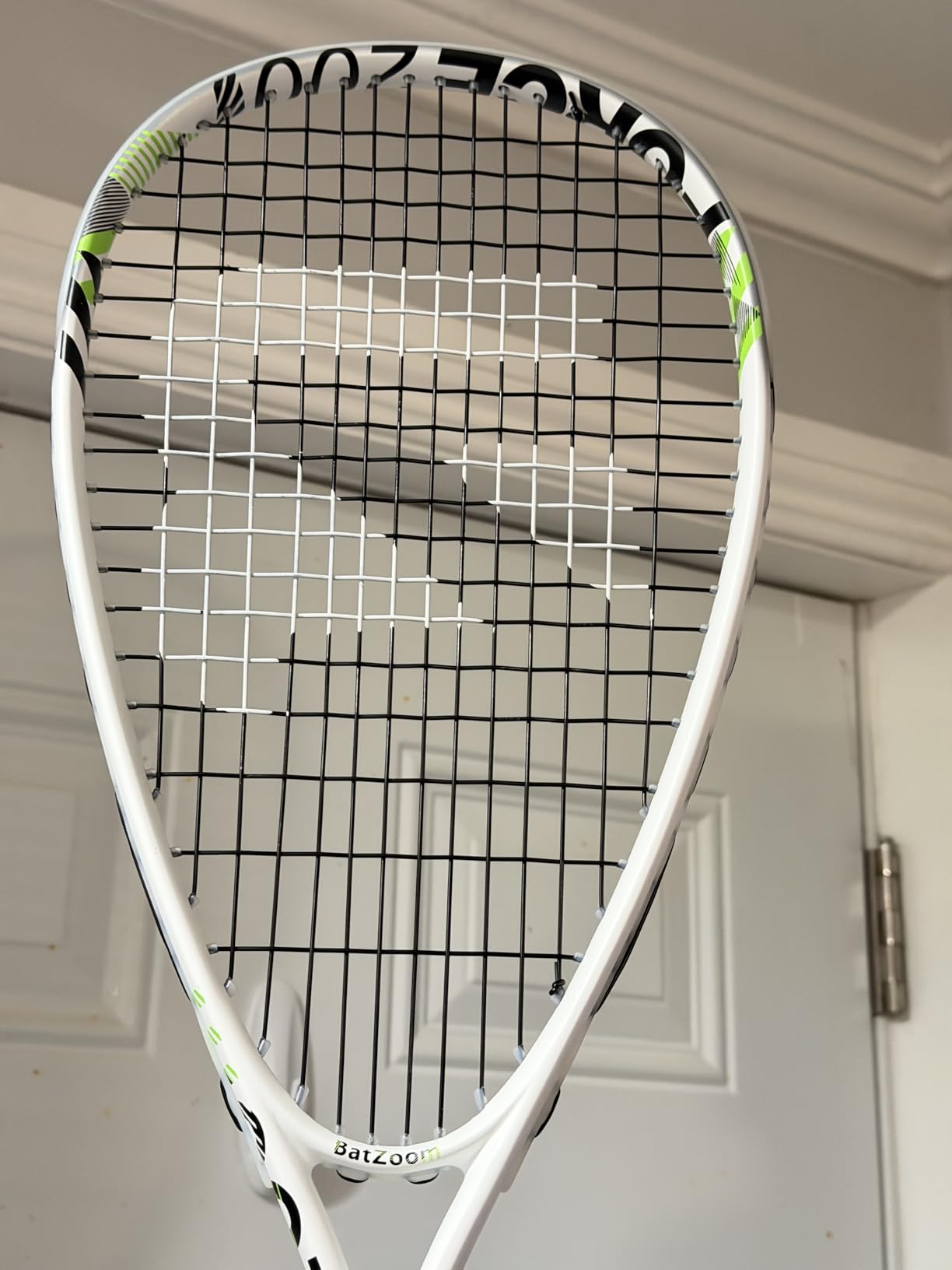 BatZoom Squash Racket for Beginners - Heavy Duty Training Squash Racquet for Adults, Pre-Strung with Comfortable Grip & Shock Absorption - Includes Carrying Bag customer photo 2