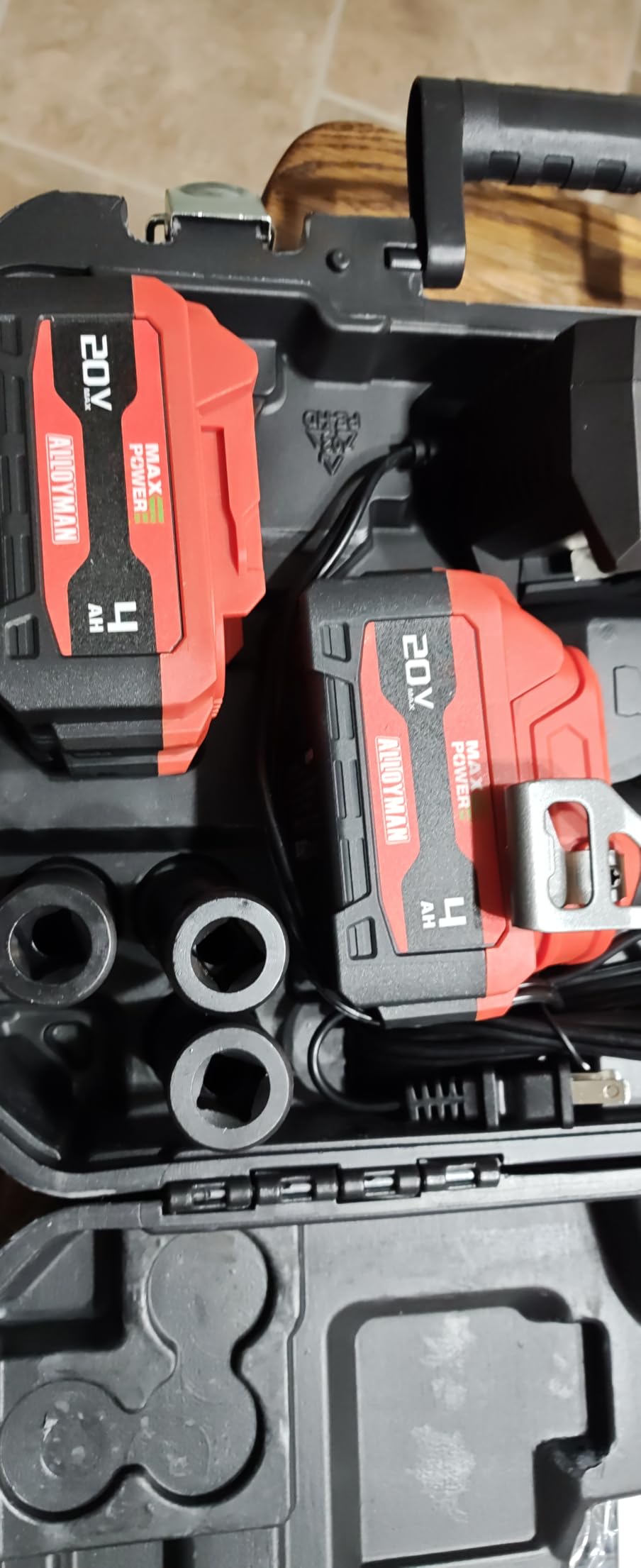 Alloyman Cordless Impact Wrench 1500 FT-LBS(2000N.M), 1/2