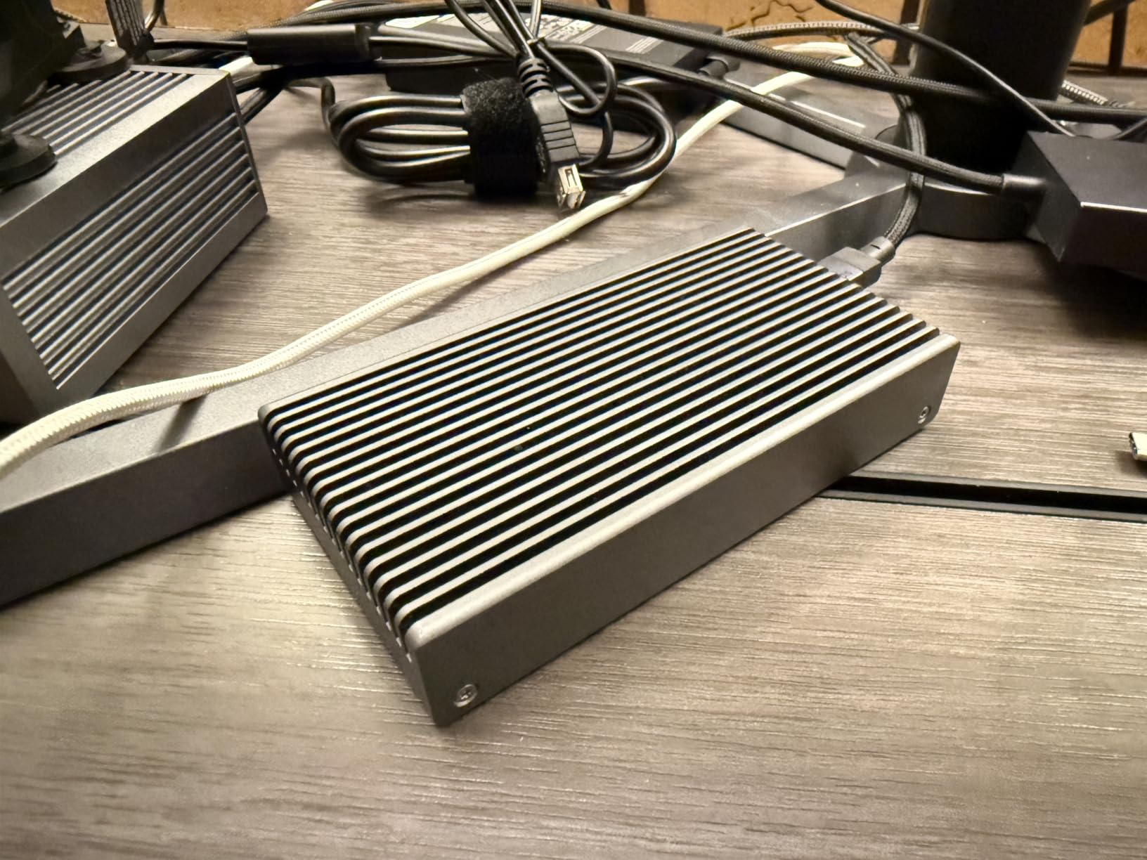 CalDigit TS5 Thunderbolt 5 Dock - 15 Port, 140W Charging, 80Gb/s TBT 5 x 4, USB-C 10Gb x 3, USB-A x2, 2.5Gb Ethernet, Dual 8K@60Hz Displays, SD & microSD UHS-II, 1m Braided Cable, Space Gray 240W PSU customer photo 1
