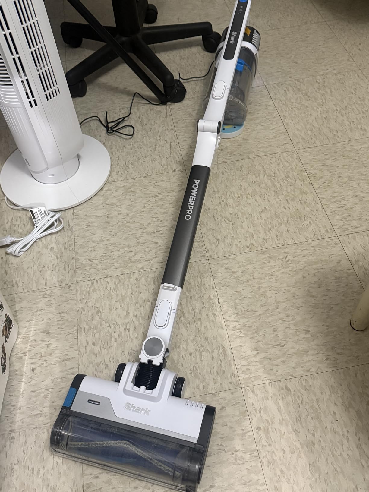 Shark PowerPro Flex Reveal Plus Cordless Vacuum, Java, IZ382H | FloorDetect & Dirt-Reveal Technology, HEPA Filter, for Carpets & Hard Floors, up to 50-Min Runtime, Powerful Pet Hair Pickup customer photo 1