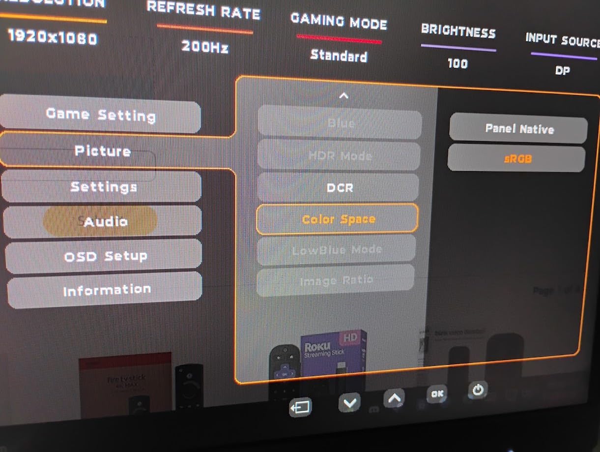 AOC 27 Inch Gaming Monitor FHD 200Hz IPS G-SYNC Compatible 0.3ms, 27G4H customer photo 2