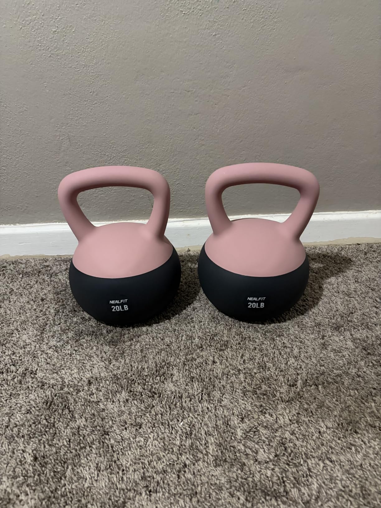 NEALFIT Soft Kettlebell 5LB/10LB/15LB/20LB/25LB, Kettlebells for Home Gym Strength Training, Anti-Slip Fitness Weights for Men Women customer photo 1