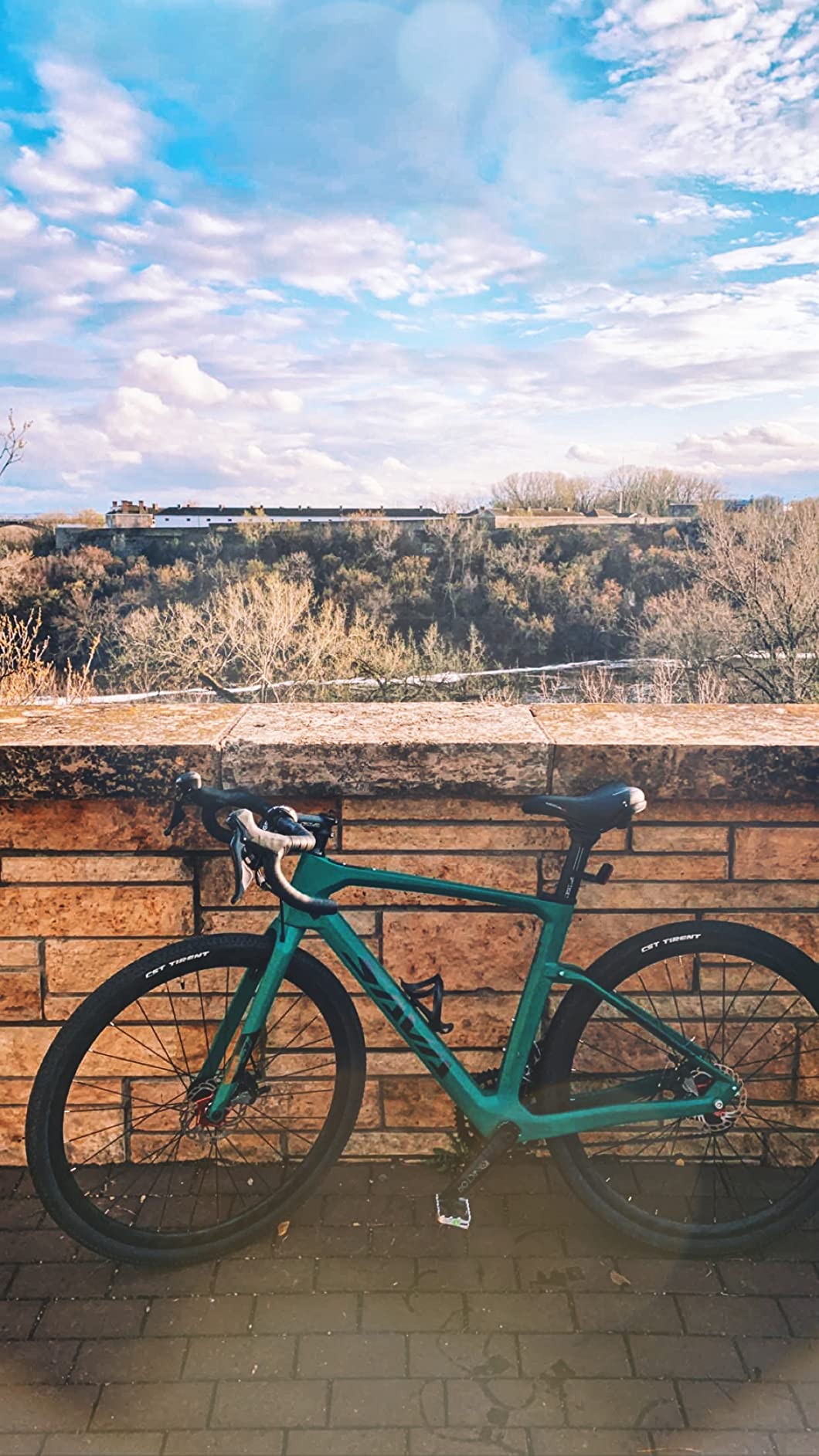 SAVADECK Carbon Gravel Bike - T800 Carbon Frame & Fork | Shimano U6000 11-Speed Groupset | Hydraulic Disc Brakes | 700CX40mm All-Terrain Tires customer photo 2