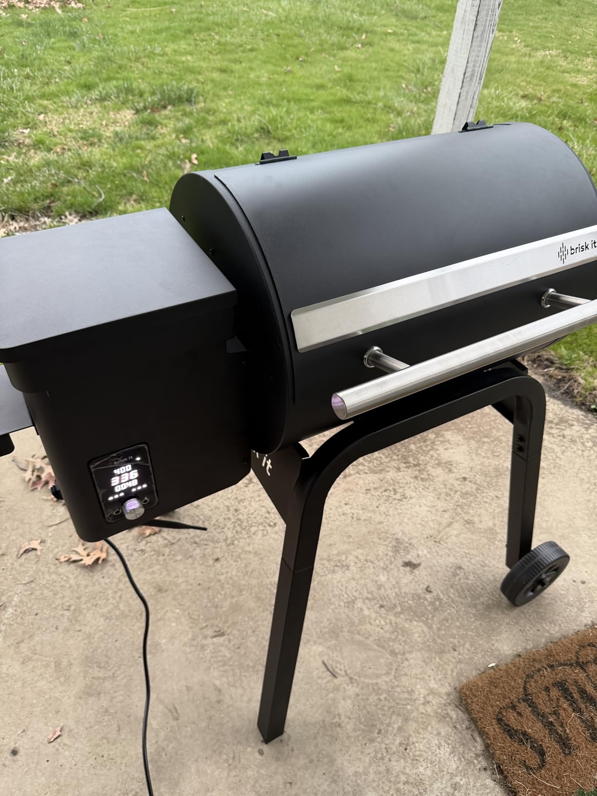 Brisk It Zelos-450 Wood Pellet Grill & Smoker, 450 Sq In, WiFi and A.I. | 7-in-1 BBQ Versatility With Waterproof Cover, App Control, Auto Cooking, PID Controller, 500°F Max, 12 lb hopper, Meat Probe customer photo 2