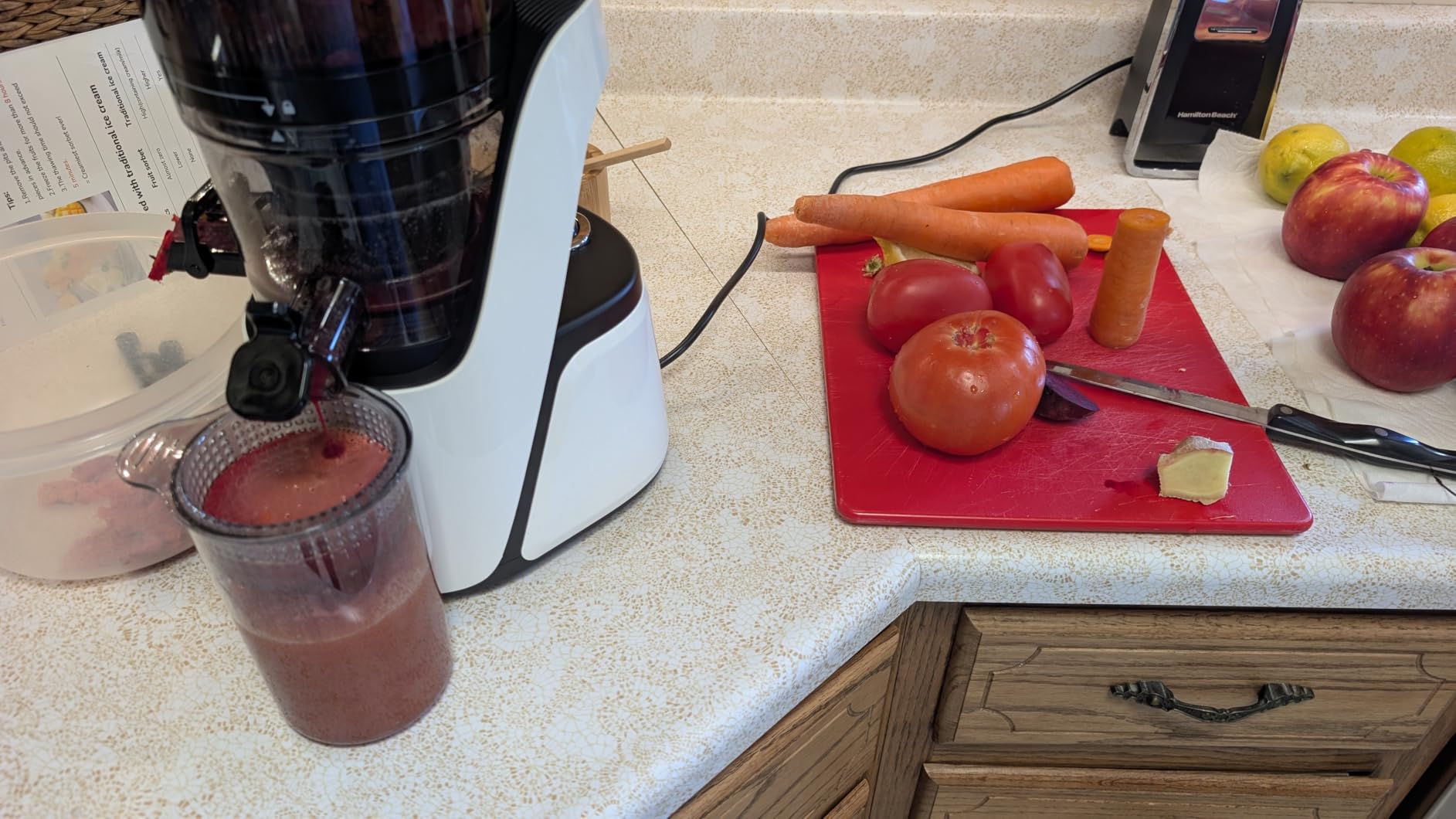 Canoly 3-in-1 Cold Press Juicer C16, Makes Juice & Sorbet & Nut Milk | 6