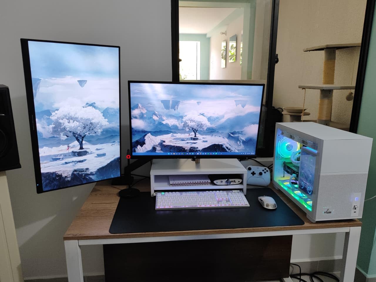 KTC 27 Inch 4K MiniLED Gaming Monitor, UHD Dual Mode White, M27P6, 4K 160Hz / FHD 320Hz, HDR1400, Fast IPS, Type-C 65W, KVM customer photo 1