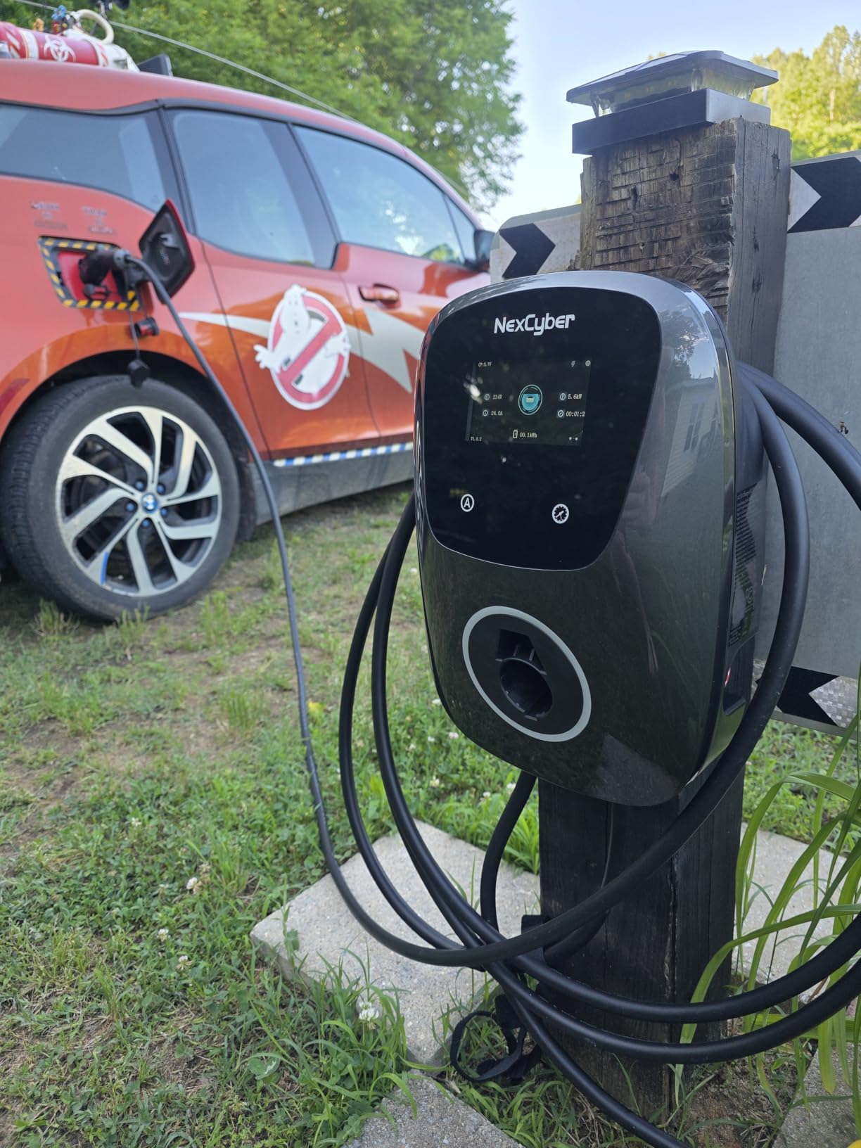 Level 2 EV Charger (WiFi APP/Plug-Play), 48A Nema 14-50p, 25ft Cable ETL Certified, Home Level 2 EVSE Car Charger w/ J1772 Connector, Electric Vehicle Charging Stations customer photo 1