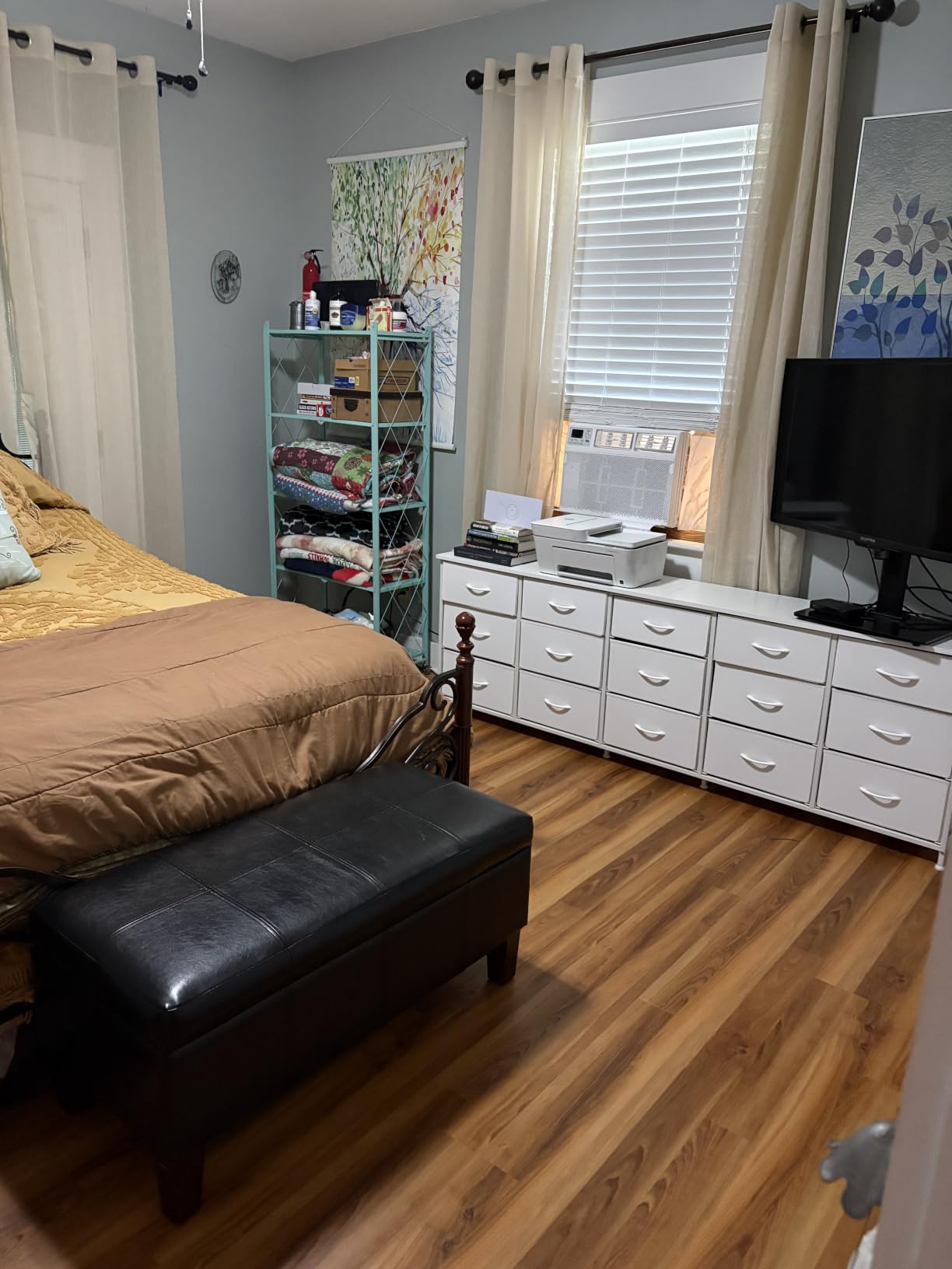 Huuger 78.7 inch Long Dresser for Bedroom, 15 Drawer Fabric Dresser for Closet, Large TV Stand for 65, 75, 85 inch TV, Wide Chest of Drawer with Storage, 78.7