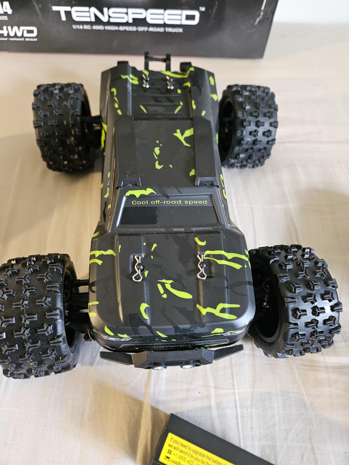 1/14 Brushless RC Cars for Adults Fast 50+ mph, RC Trucks 4x4 Offroad Waterproof, Electric Powered High Speed Remote Control Car, Fast Extreme All Terrain RC Truggy with 3S Battery for Snow Sand customer photo 2