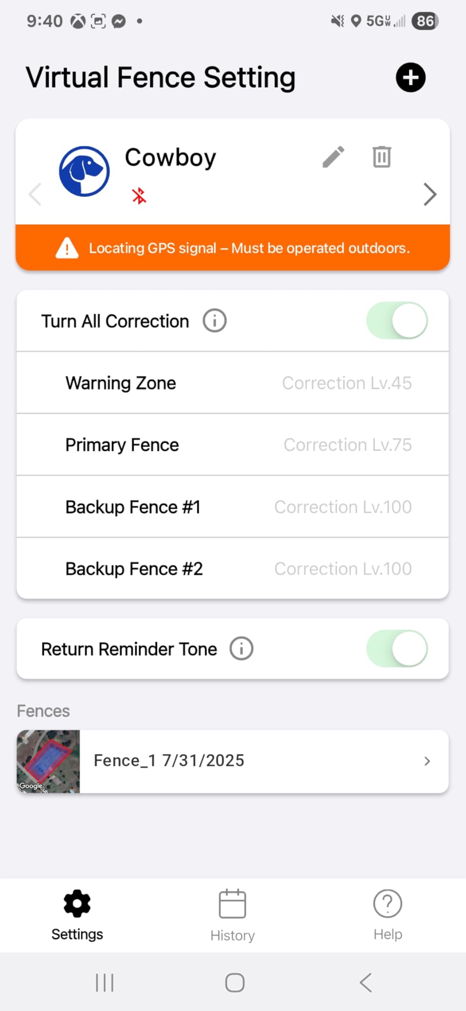 Dogtra GPS Fence - No Subscription, Custom Wireless Dog Fence with App, Smart Guidance & Return Reminder Tone/Vibration/Correction, IPX9K Waterproof Rechargeable Collar, Safe Freedom for Dogs 15 Lbs+ customer photo 2