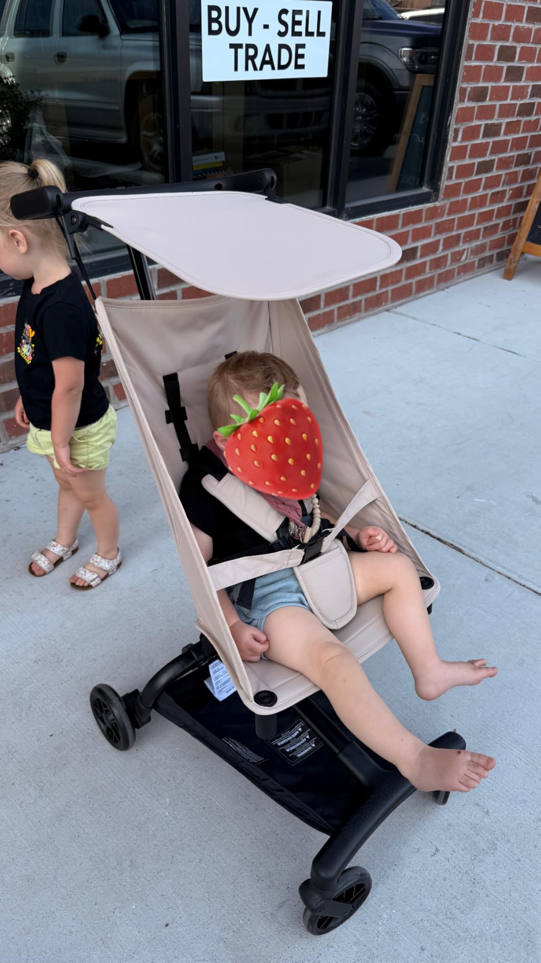 Mompush Jeto Ultra-Lightweight Travel Stroller Only 9.8lbs | compact baby & toddler stroller, one-hand fold, airplane cabin approved, all-terrain wheels, perfect for travel & daily use customer photo 2