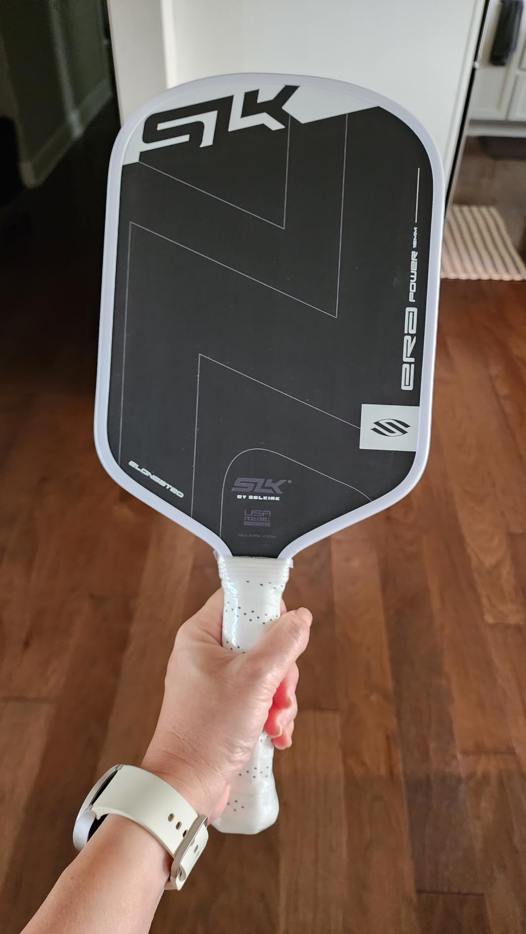 Selkirk Sport SLK ERA Power Pickleball Paddle | Carbon Fiber Hybrid Face | A pickleball racket for aggressive intermediate to advanced players, powered by Raw Spin Technology for shot-shaping control customer photo 2