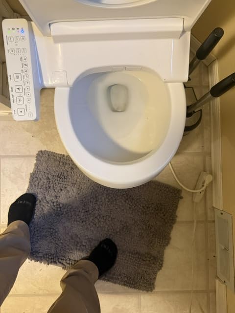 TOTO WASHLET S2 Electronic Bidet Toilet Seat with Instantaneous Water Heating, PREMIST and EWATER+ Wand Cleaning, Elongated, Cotton White - SW3346#01 customer photo 2