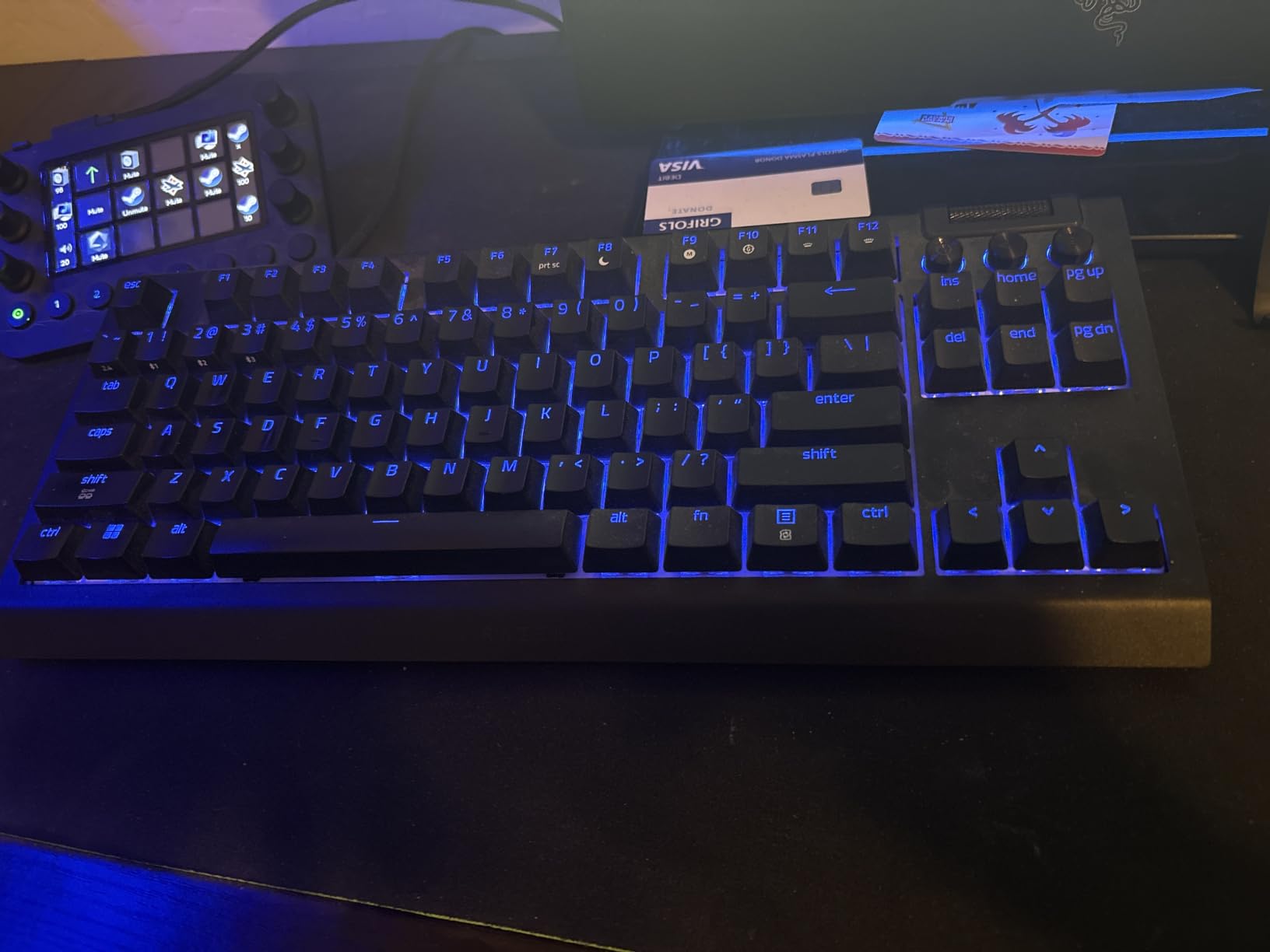 Razer BlackWidow V4 TKL Wireless Gaming Keyboard, Orange Switches | Hot Swappable, Wireless & Bluetooth, Multi-Function Roller & Control Buttons, Chroma RGB, Long Battery Life, HyperSpeed customer photo 1