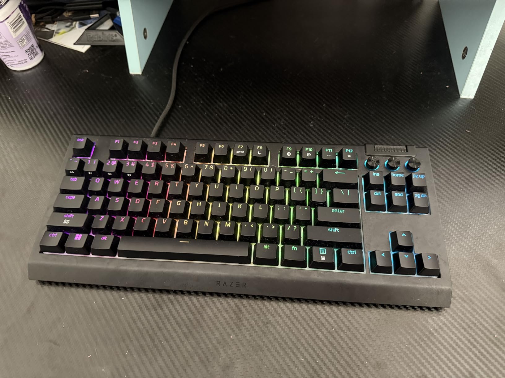 Razer BlackWidow V4 TKL Wireless Gaming Keyboard, Orange Switches | Hot Swappable, Wireless & Bluetooth, Multi-Function Roller & Control Buttons, Chroma RGB, Long Battery Life, HyperSpeed customer photo 2