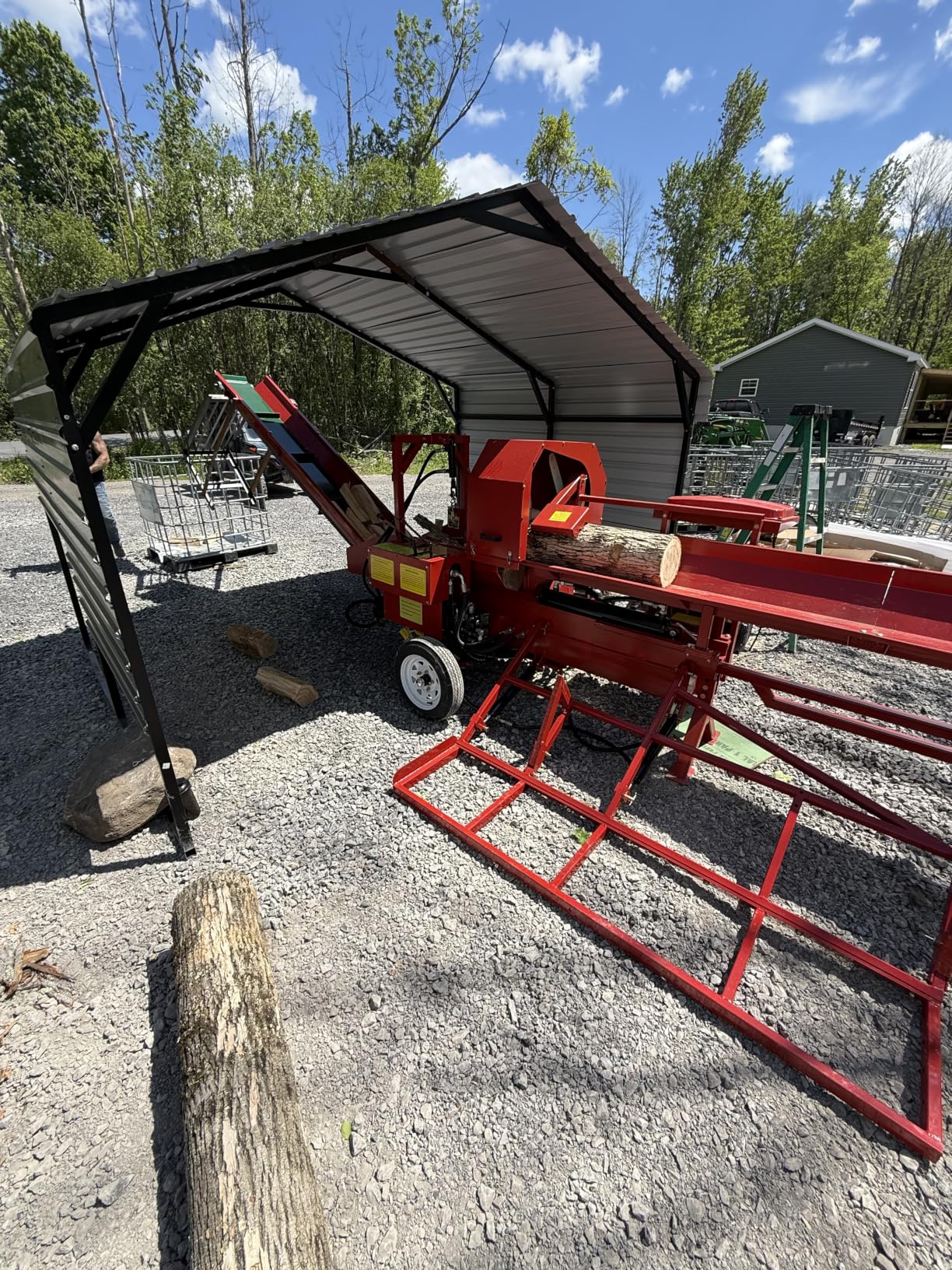 27T Firewood Processor with 739cc RATO Engine, 17.32