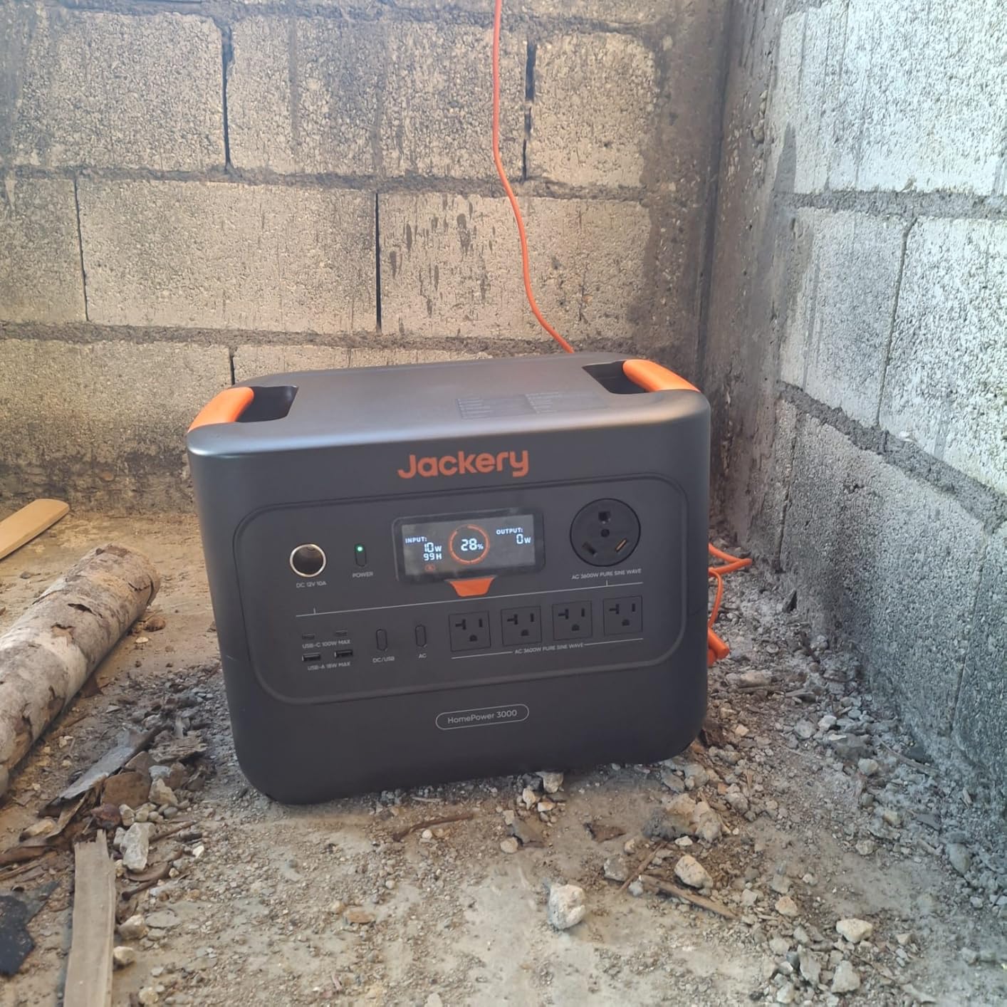 Jackery HomePower 3000 Portable Power Station with 2X 200W Solar Panels, 3600W (Surge 7200W) Output, 3072Wh LFP Battery Solar Generator, Essential Backup for Home Use customer photo 2