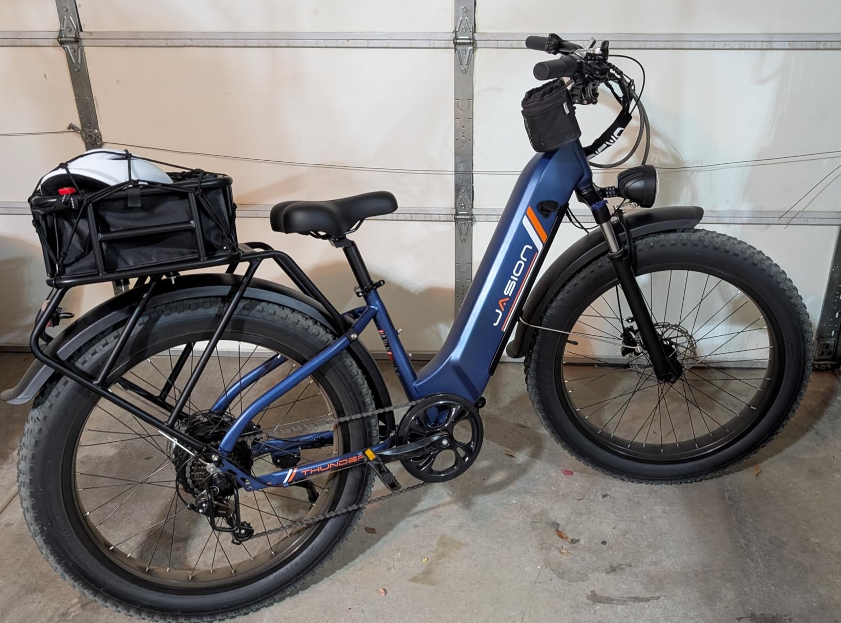 Jasion Thunder Electric Bike, 1800W Peak Ebikes for Adults, 26'' Fat Tire, 80 Miles with 864Wh Battery, 30+ MPH Max Speed, 400LB Capacity, Certified by UL2849 customer photo 1