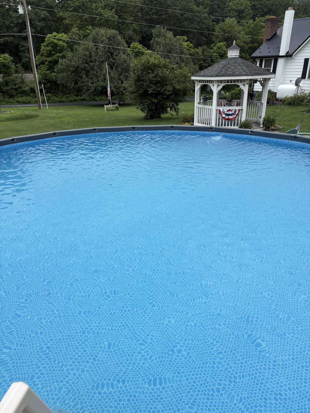 INTEX Ultra XTR 18 ft x 52 in Above Ground Pool Set, Round Swimming Pool with Steel Frame, 2100 GPH Sand Filter Pump, Ladder, Cover, & Ground Cloth customer photo 2