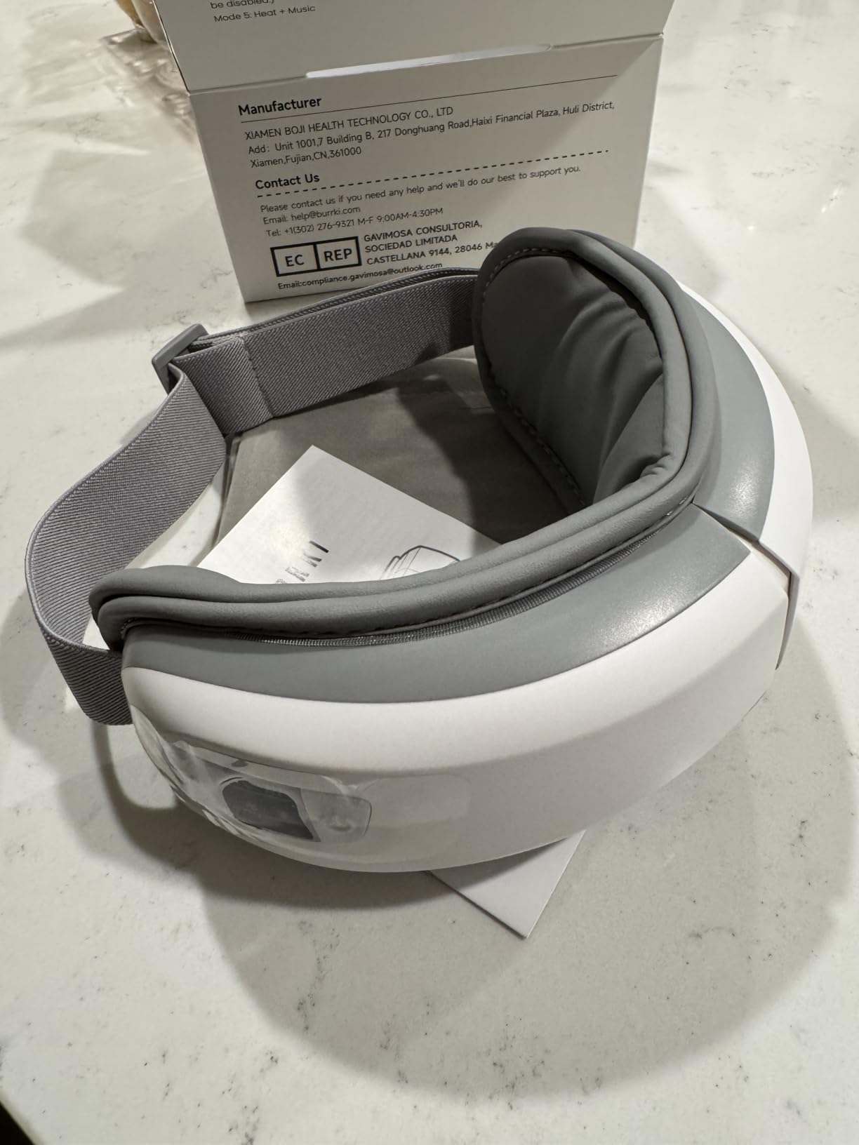 Eye Massager with Heat and Cooling, Massaging Eye Mask | Eye Compression Massager Reduces Migraines, Dry Eyes, Headache Relief, Eye Care Device, Birthday Gifts for Women Men Mom Dad customer photo 2