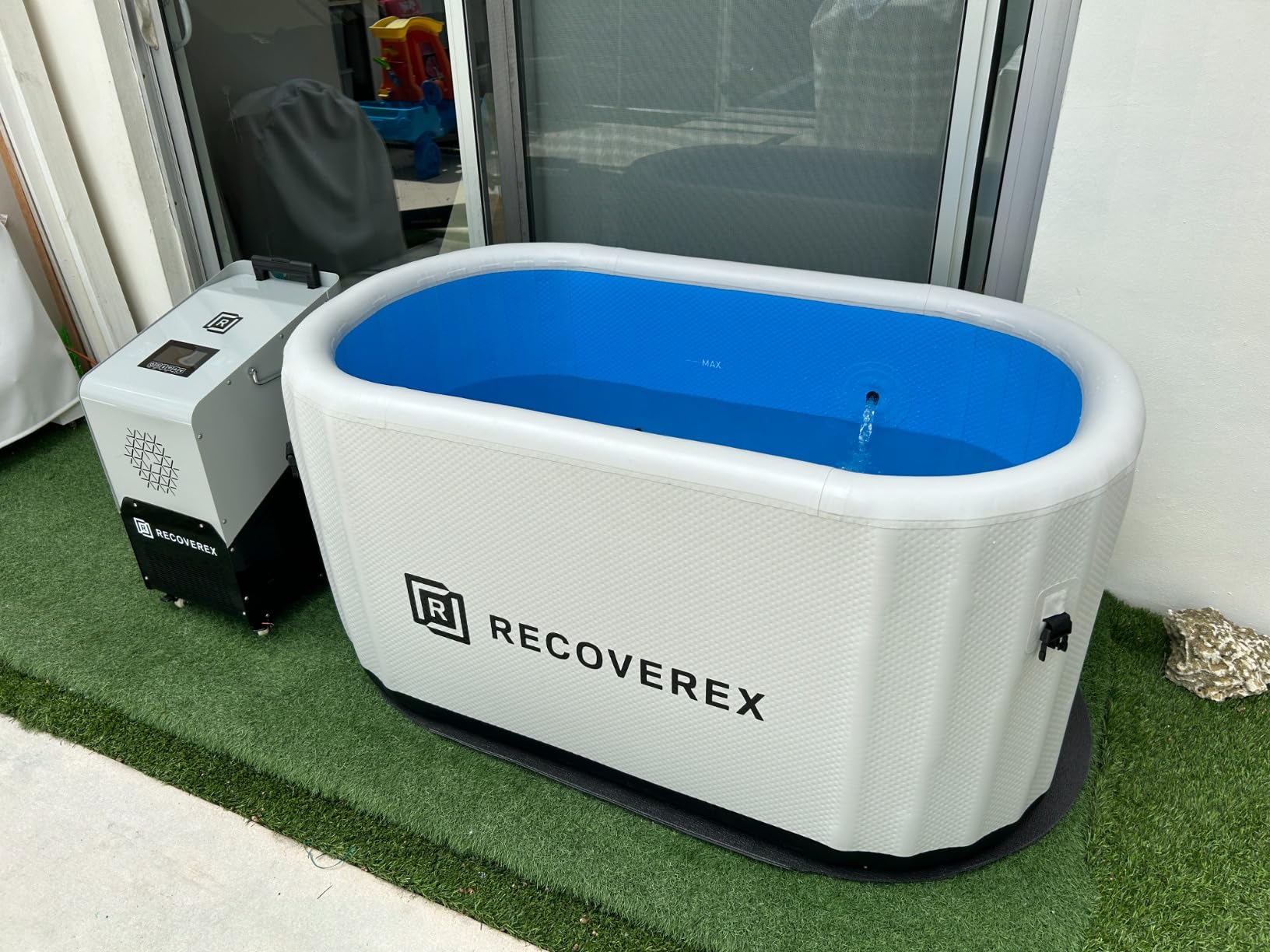 Cold Plunge Tub, 88 Gallon, 0.8 Horsepower - Heavy-Duty Ice Bath Tub for Athletes, Portable Cold Plunge Chiller with Water Treatment Kit, Immersion Therapy, WiFi Control, Backpack & Wheels customer photo 1