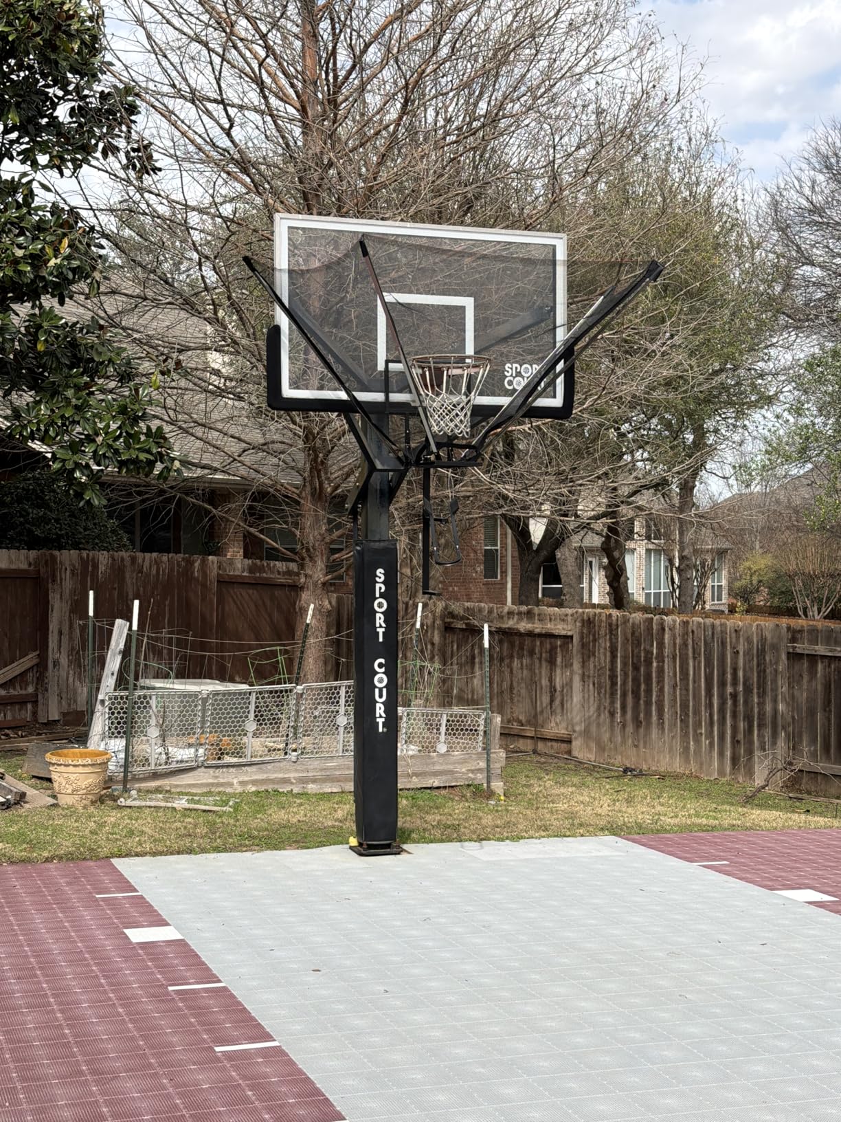 Basketball Shot Trainer with 180° Rotating Return Chute, Basketball Rebounder Net Return System, Suspended Shooting Machine for Training customer photo 1