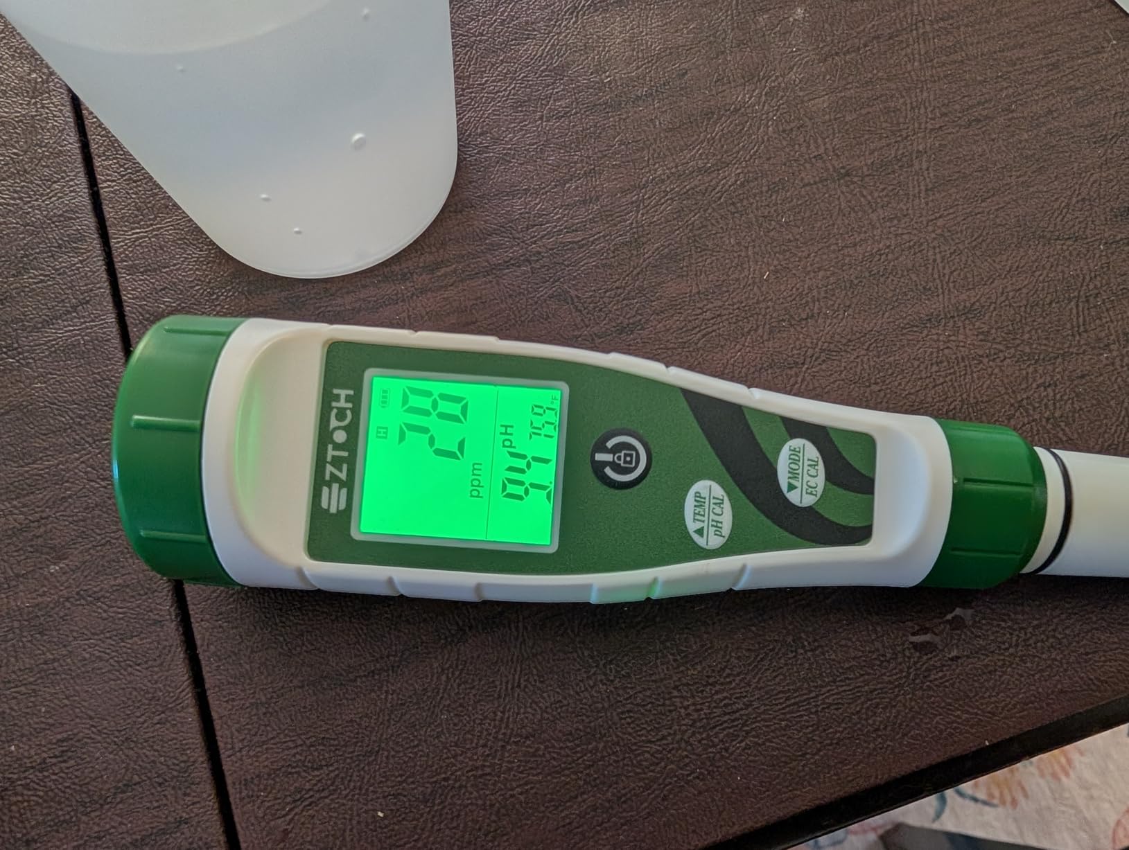Hydroponic pH EC Meter, Water pH TDS PPM Meter for Reservoir Nutrient Solution, DWC System Setup customer photo 1
