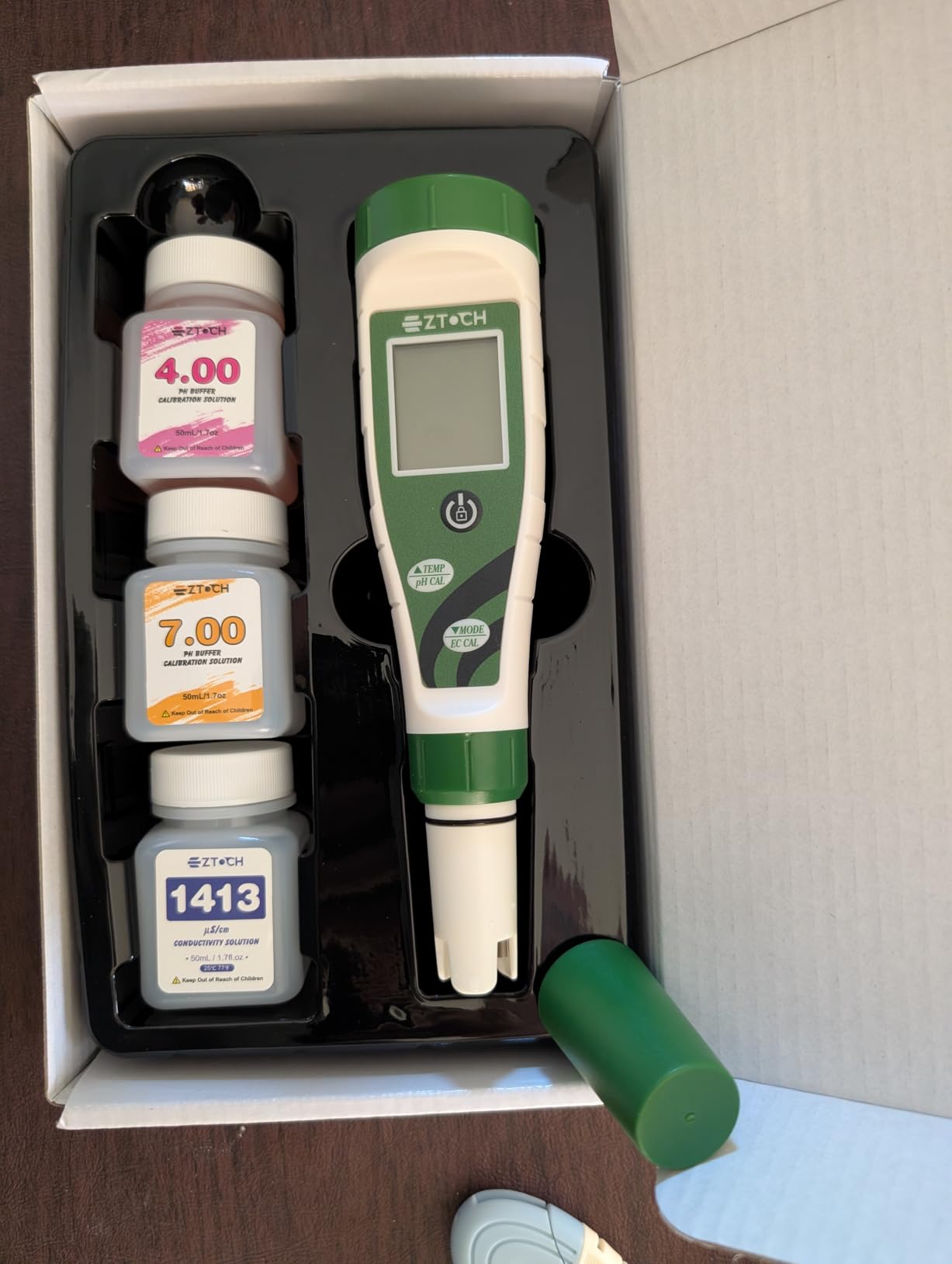 Hydroponic pH EC Meter, Water pH TDS PPM Meter for Reservoir Nutrient Solution, DWC System Setup customer photo 2