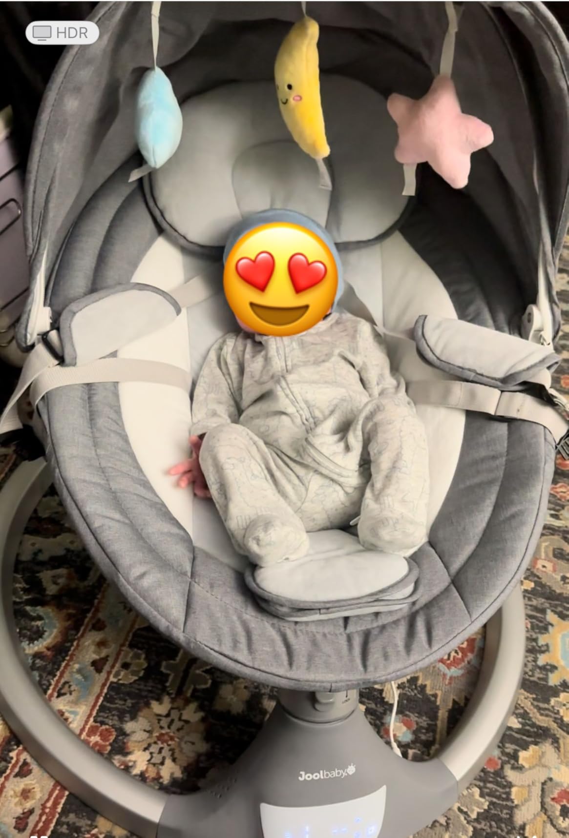 Jool Baby Nova Baby Swing for Infants - Bluetooth Music, Remote (Sage) customer photo 1