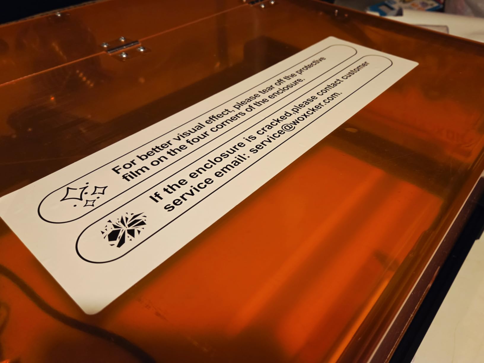 Laser Engraver, 5.5W Enclosed Diode Machine 300x300mm Working Area for Precise Marking, DIY Etching Machine for Wood, Metal, Acrylic Engraving and Cutting (Class 1 Laser 5500mW Output) | Desktop Laser Engraver | Beginner Friendly customer photo 2