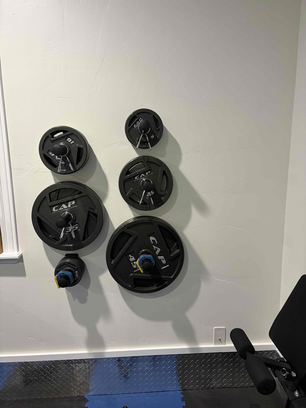 CAP Barbell 2-Inch Olympic Cast Iron Plate Weight Set | 75-285 lbs | Multiple Options customer photo 2