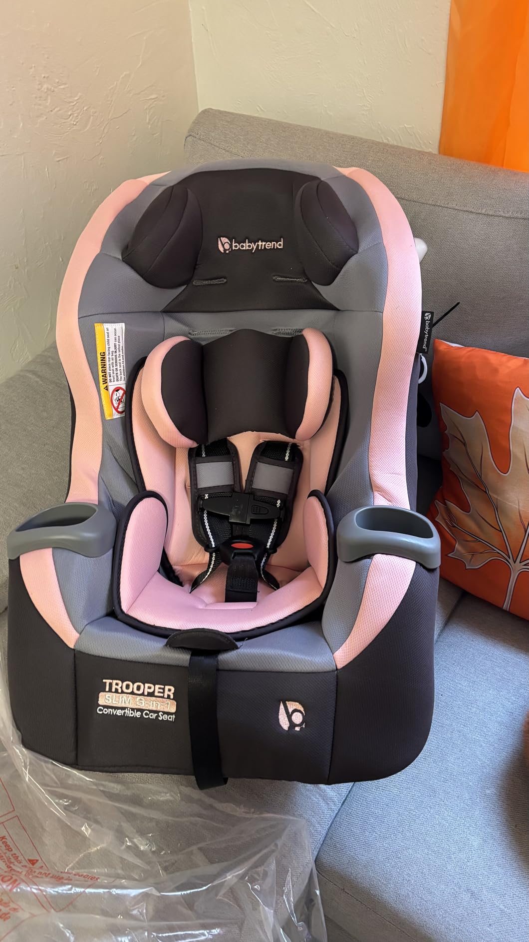 Baby Trend Trooper Slim 3-in-1 Convertible Car Seat, Dash Black - Slim Fit, 3-in-1 Growth Modes, Lightweight Design, Adjustable Comfort Padding customer photo 2